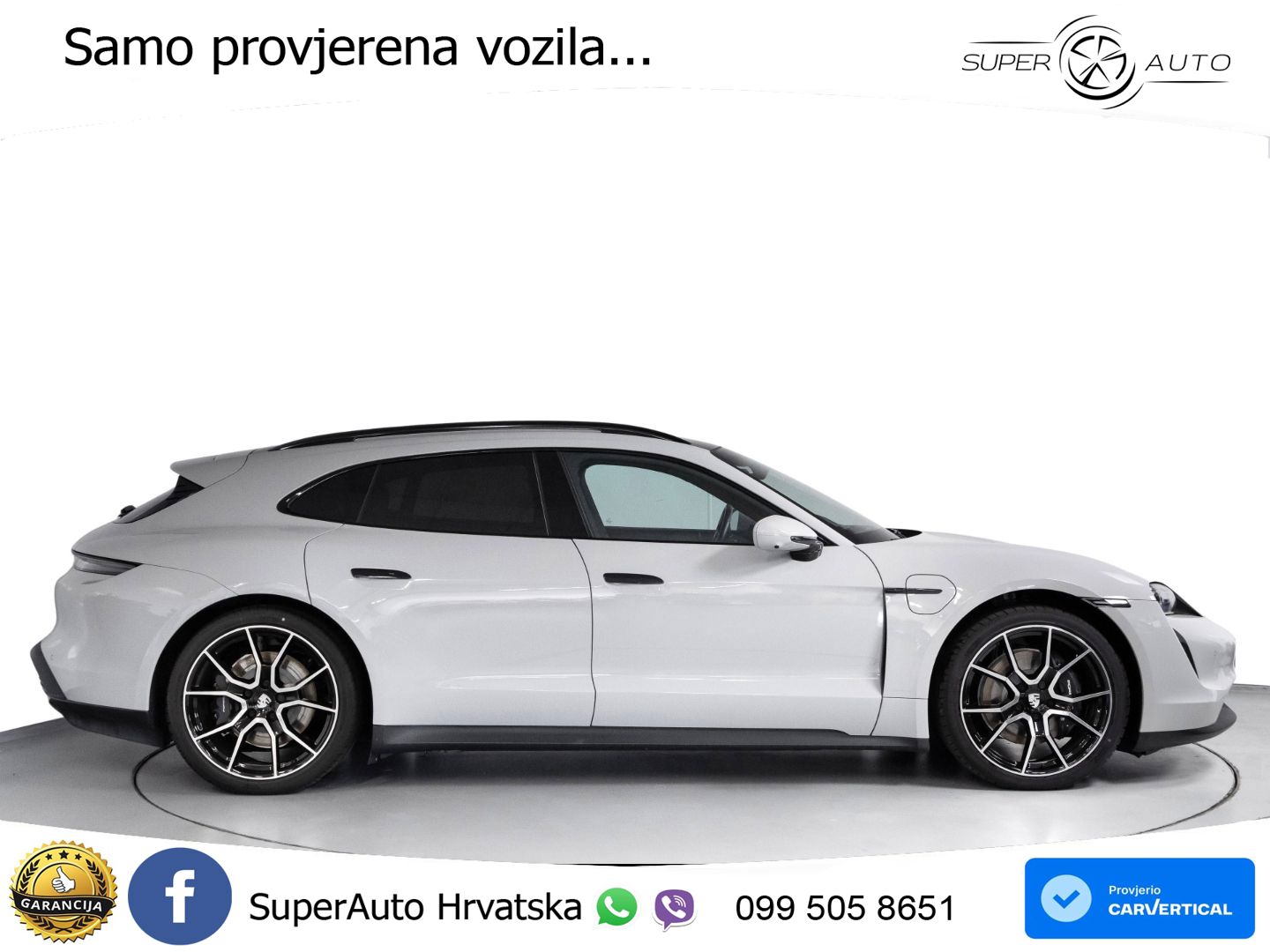 Porsche Taycan Sport Turismo Performance Plus 93.4 kWh (476 KS)