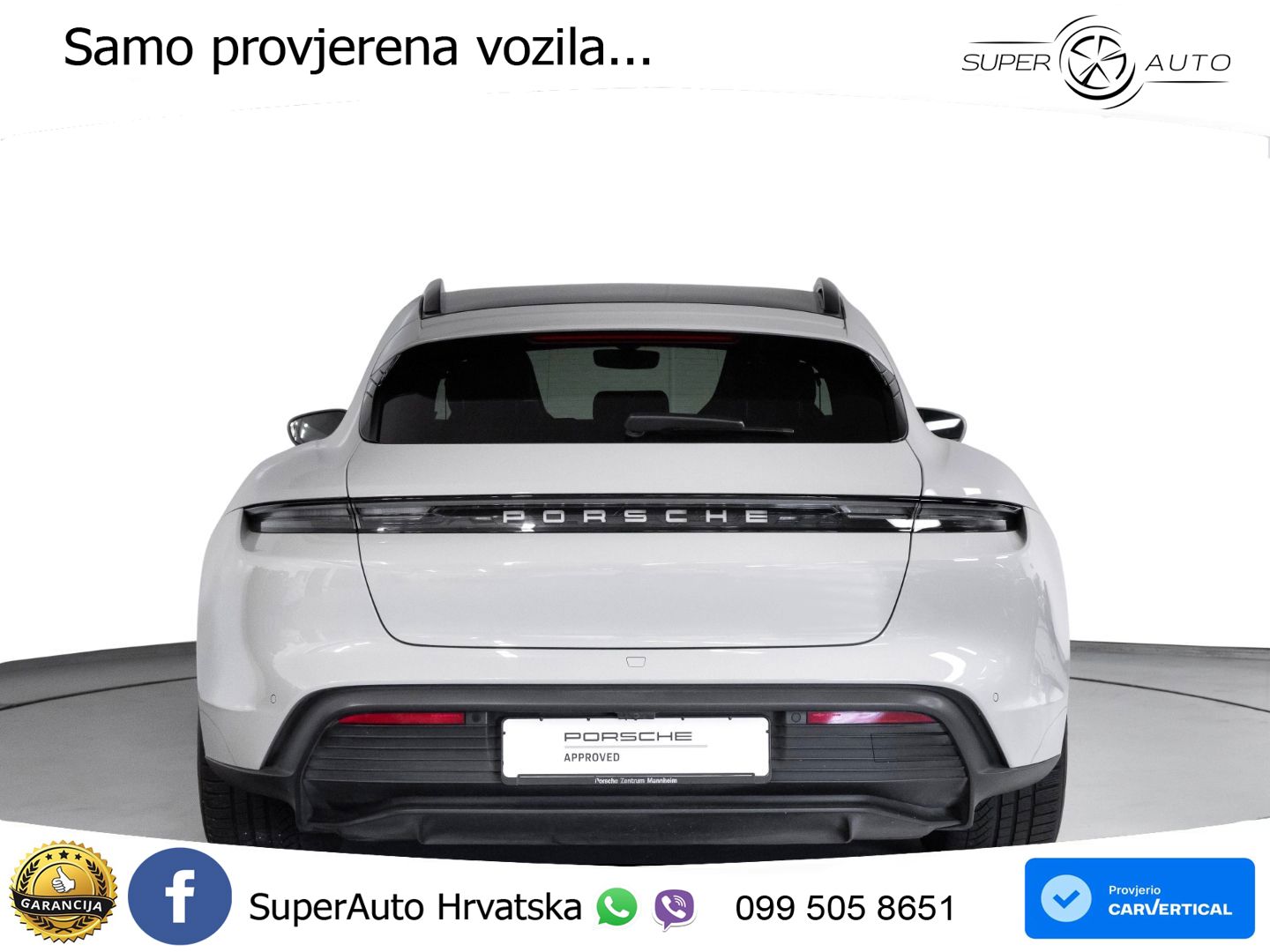 Porsche Taycan Sport Turismo Performance Plus 93.4 kWh (476 KS)