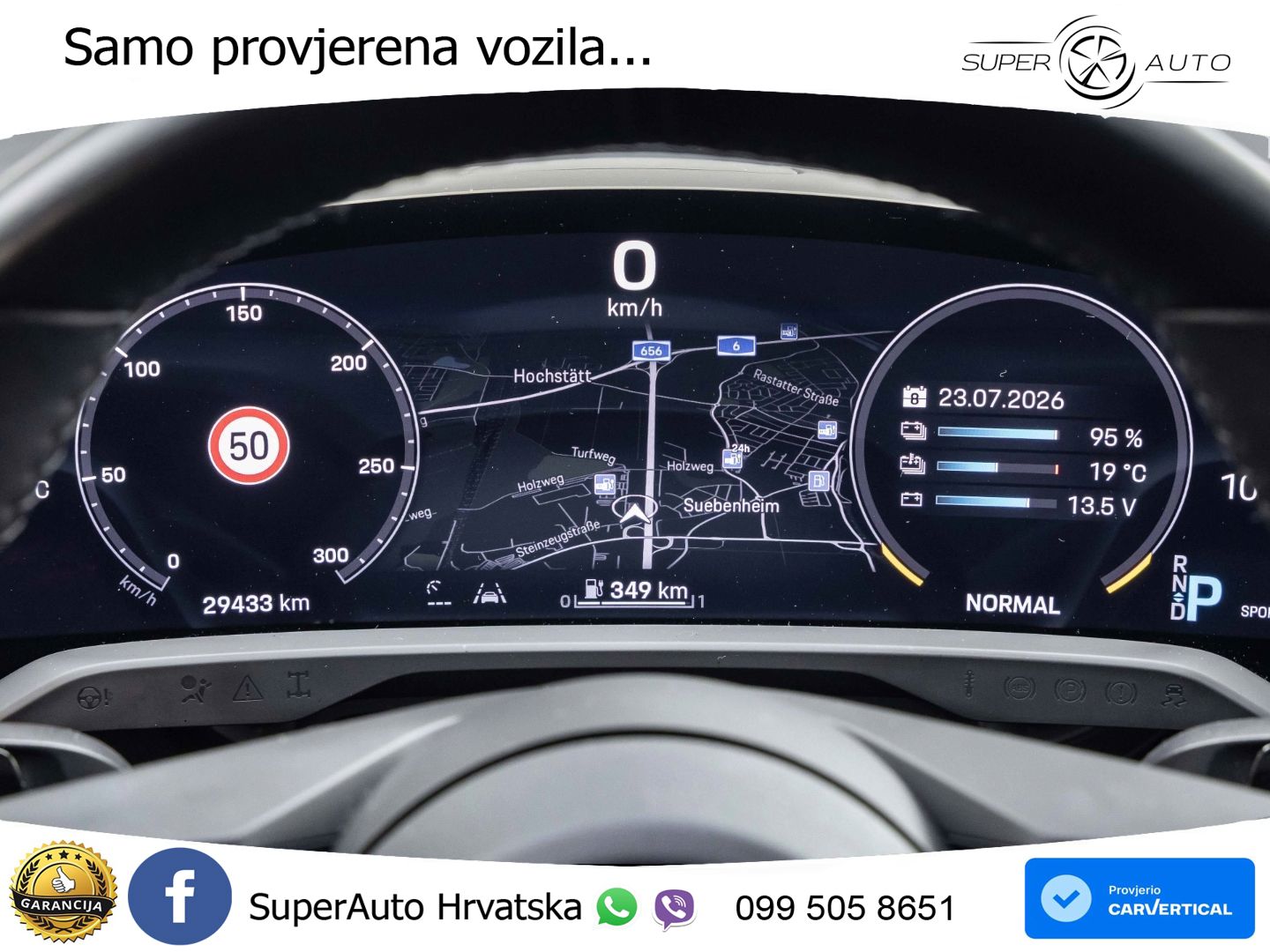 Porsche Taycan Sport Turismo Performance Plus 93.4 kWh (476 KS)