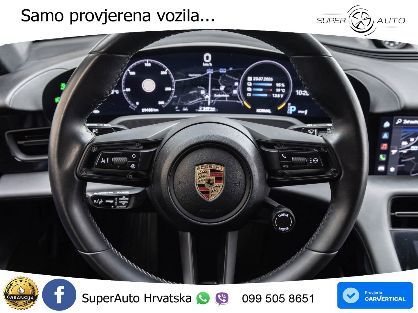 Porsche Taycan Sport Turismo Performance Plus 93.4 kWh (476 KS)