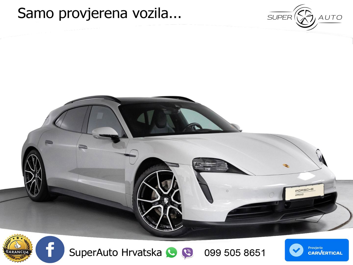 Porsche Taycan Sport Turismo Performance Plus 93.4 kWh (476 KS)