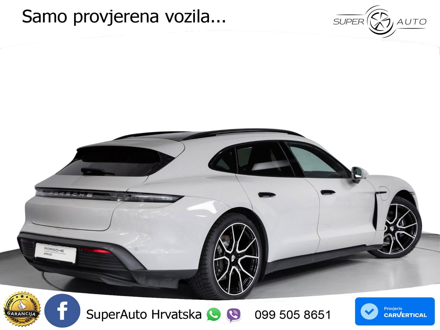 Porsche Taycan Sport Turismo Performance Plus 93.4 kWh (476 KS)