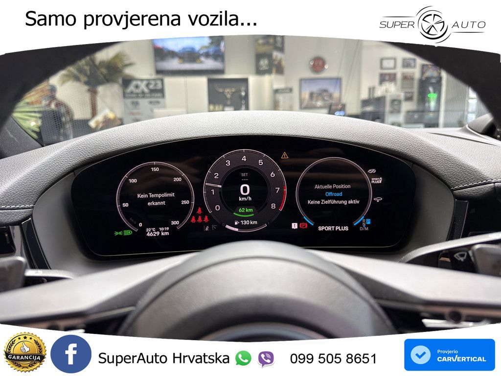 Porsche Panamera 4 2.9 V6 (470 KS) E-Hybrid PDK ZRAČNI+ACC+GR SJED+KAM+PANO