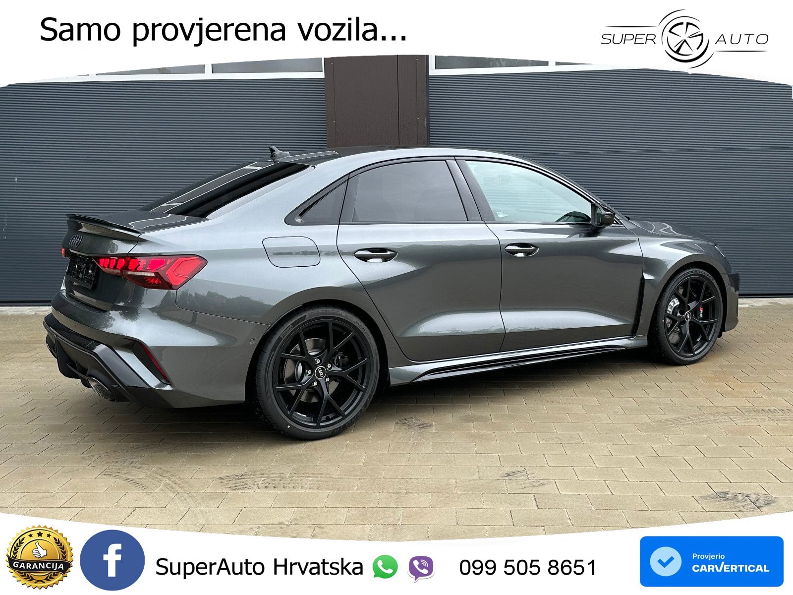 Audi RS3 Sedan 2.5 TFSI (400 KS) quattro S tronic LED+GR SJED+ACC