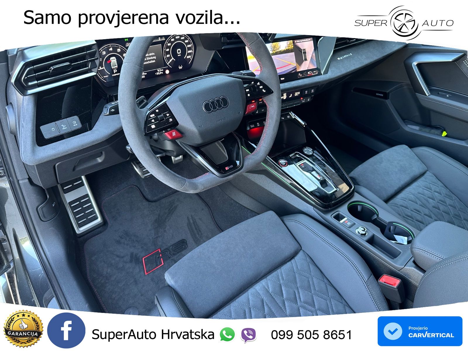 Audi RS3 Sedan 2.5 TFSI (400 KS) quattro S tronic LED+GR SJED+ACC