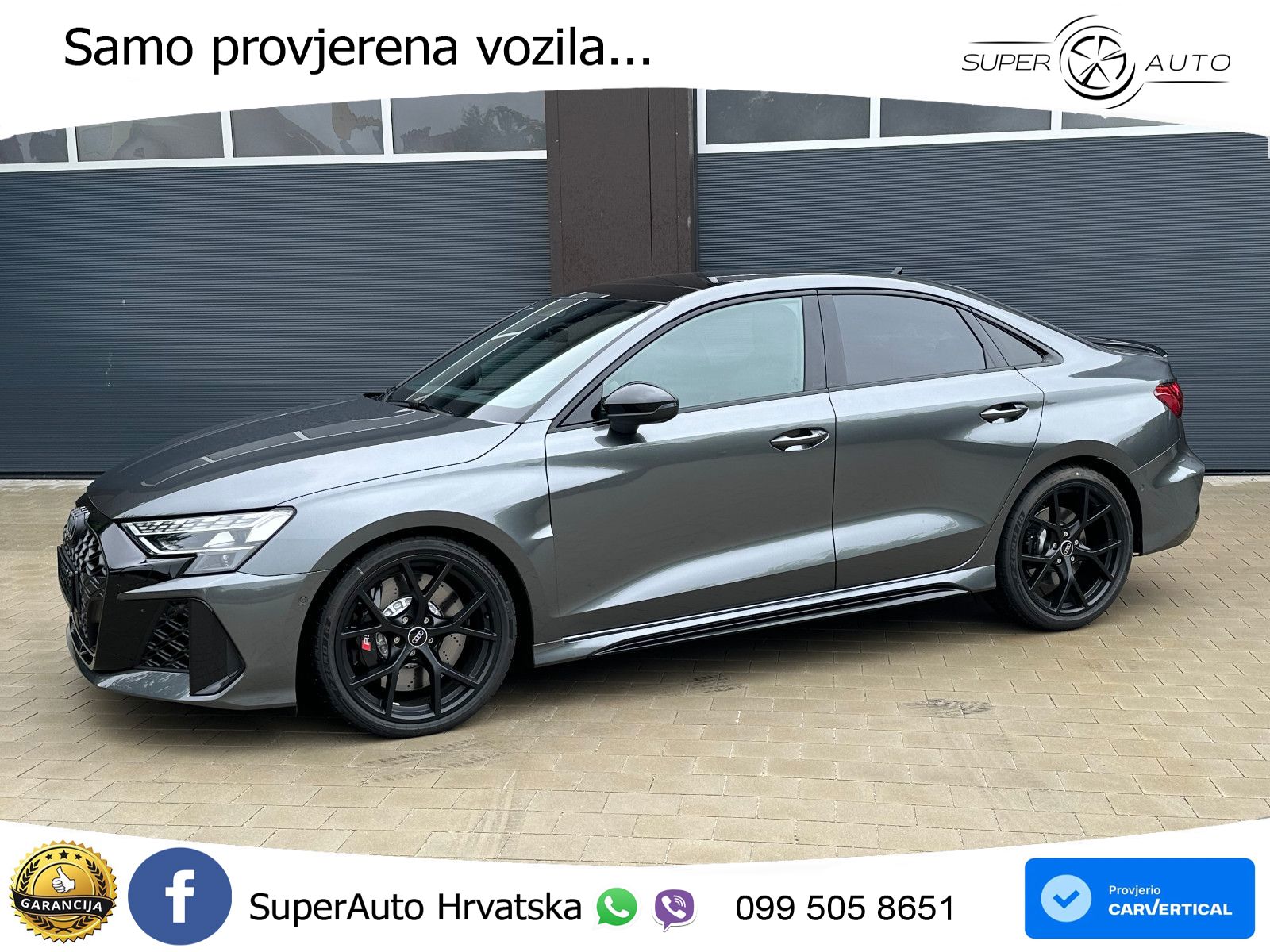 Audi RS3 Sedan 2.5 TFSI (400 KS) quattro S tronic LED+GR SJED+ACC