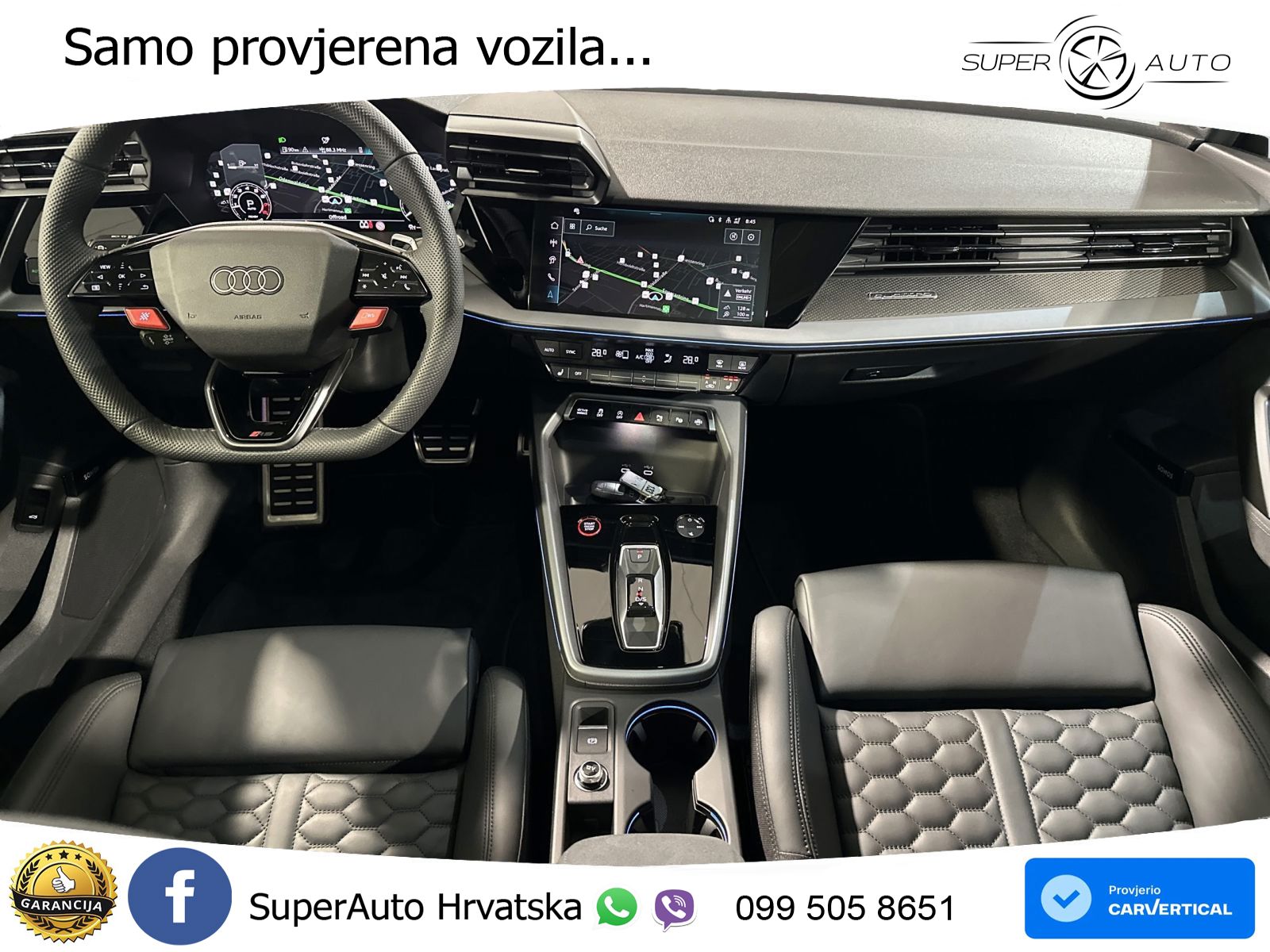 Audi RS3 Sedan 2.5 TFSI (400 KS) quattro S tronic LED+GR SJED+ACC