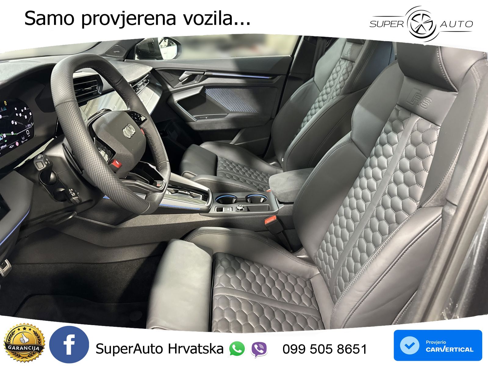 Audi RS3 Sedan 2.5 TFSI (400 KS) quattro S tronic LED+GR SJED+ACC