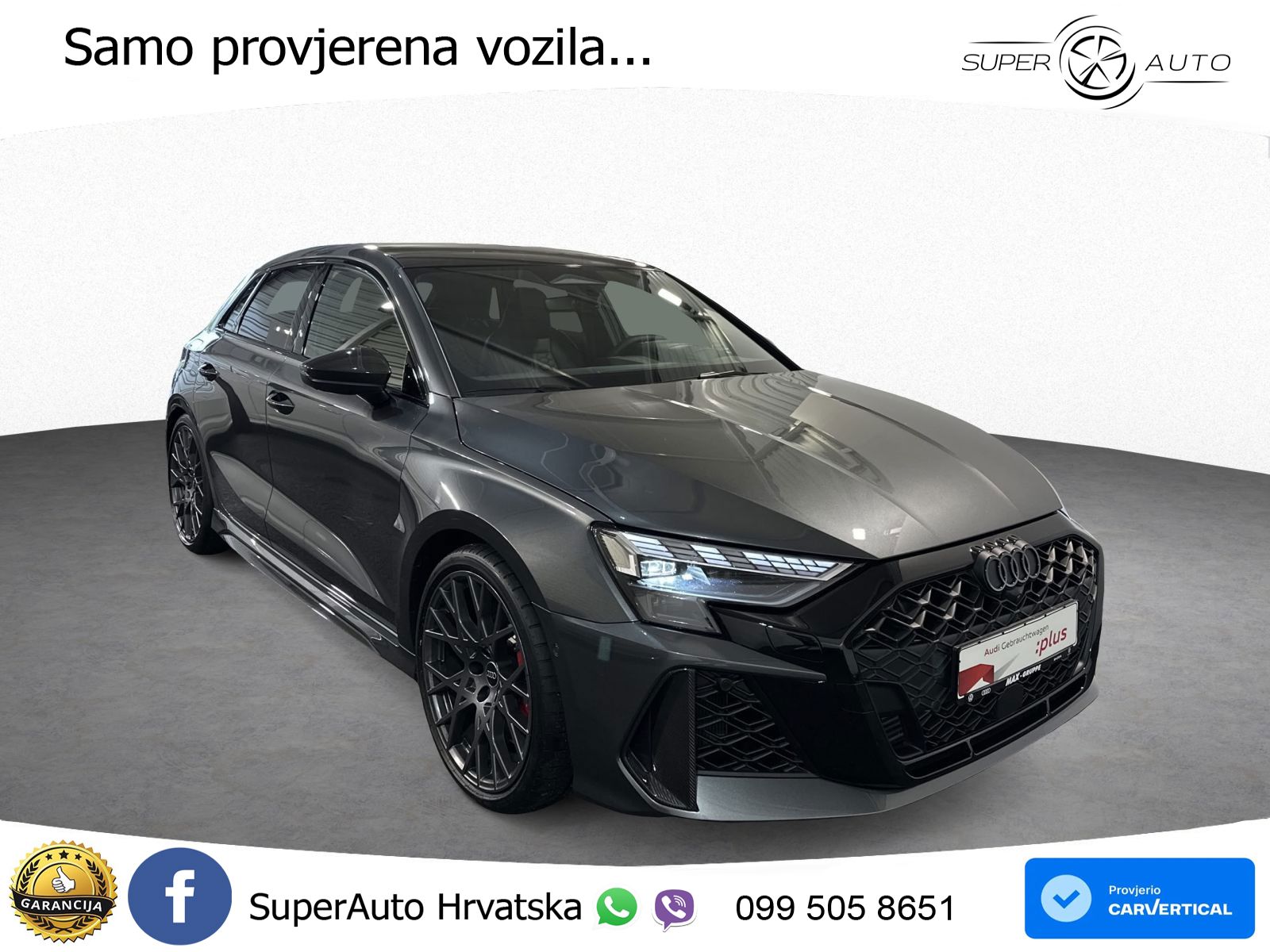 Audi RS3 Sedan 2.5 TFSI (400 KS) quattro S tronic LED+GR SJED+ACC