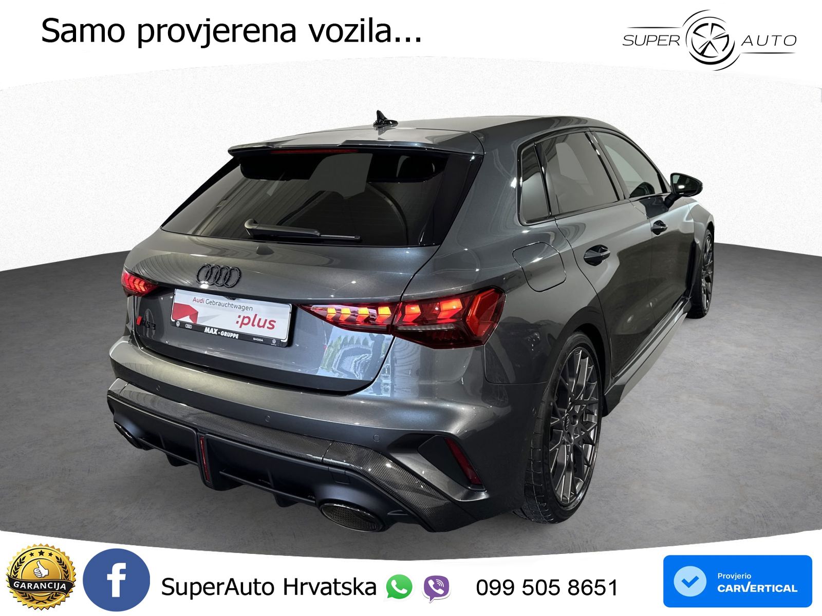 Audi RS3 Sedan 2.5 TFSI (400 KS) quattro S tronic LED+GR SJED+ACC