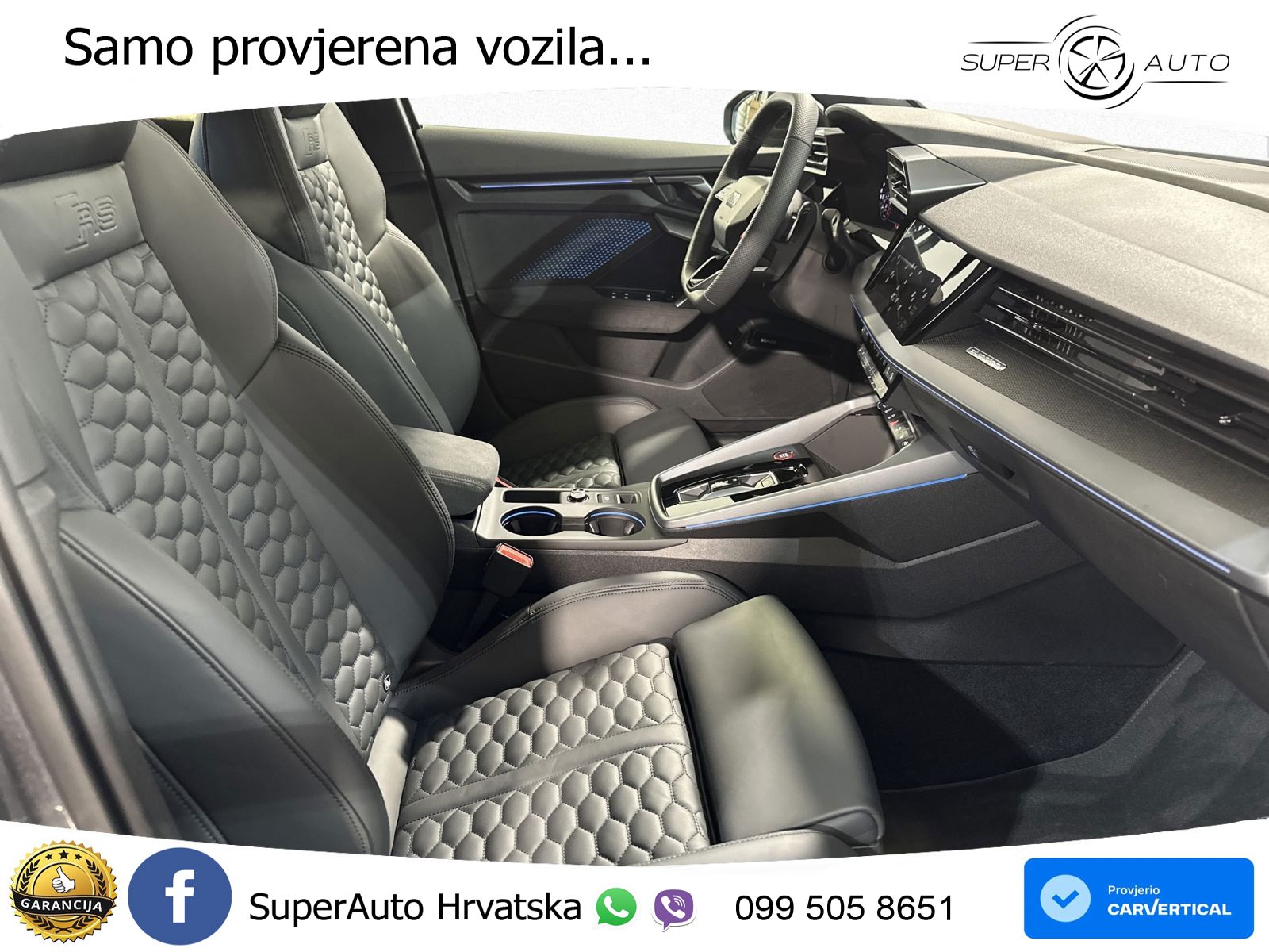 Audi RS3 Sedan 2.5 TFSI (400 KS) quattro S tronic LED+GR SJED+ACC