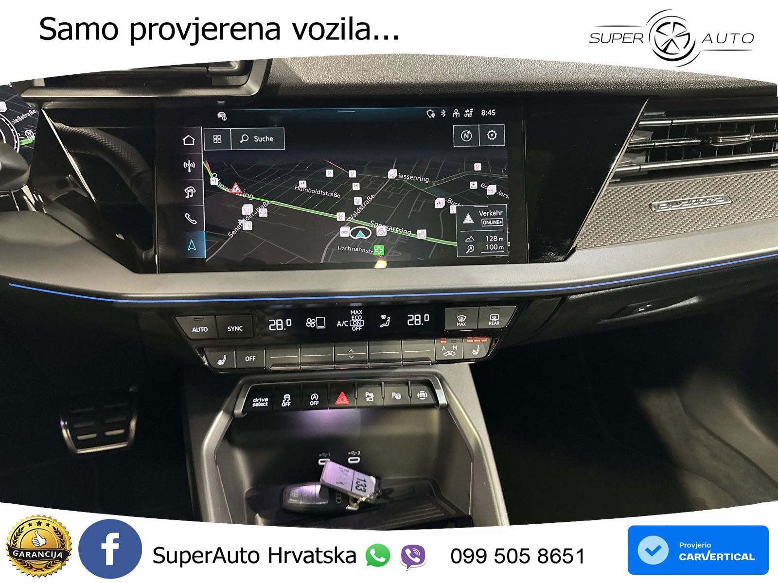 Audi RS3 Sedan 2.5 TFSI (400 KS) quattro S tronic LED+GR SJED+ACC