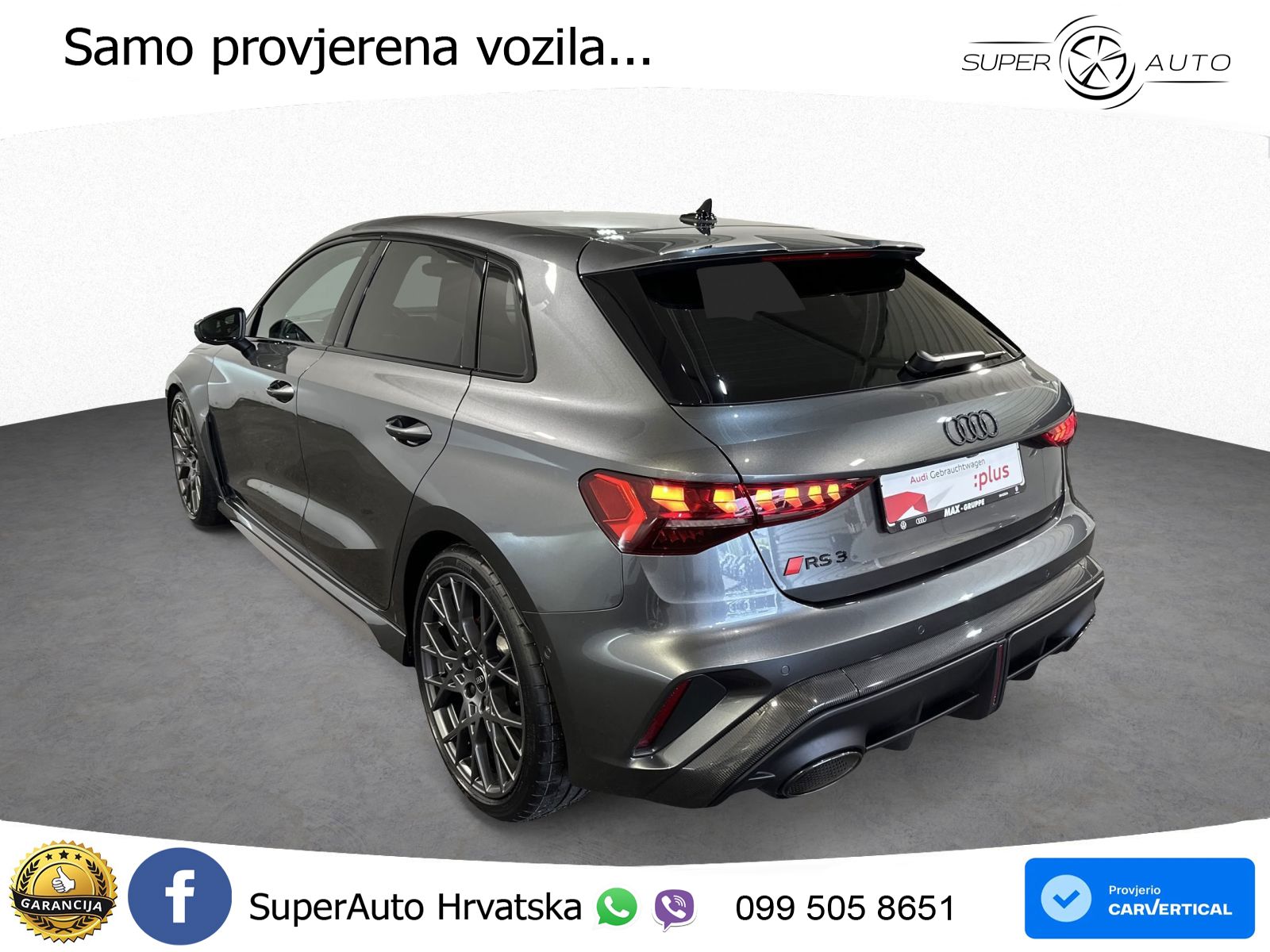 Audi RS3 Sedan 2.5 TFSI (400 KS) quattro S tronic LED+GR SJED+ACC