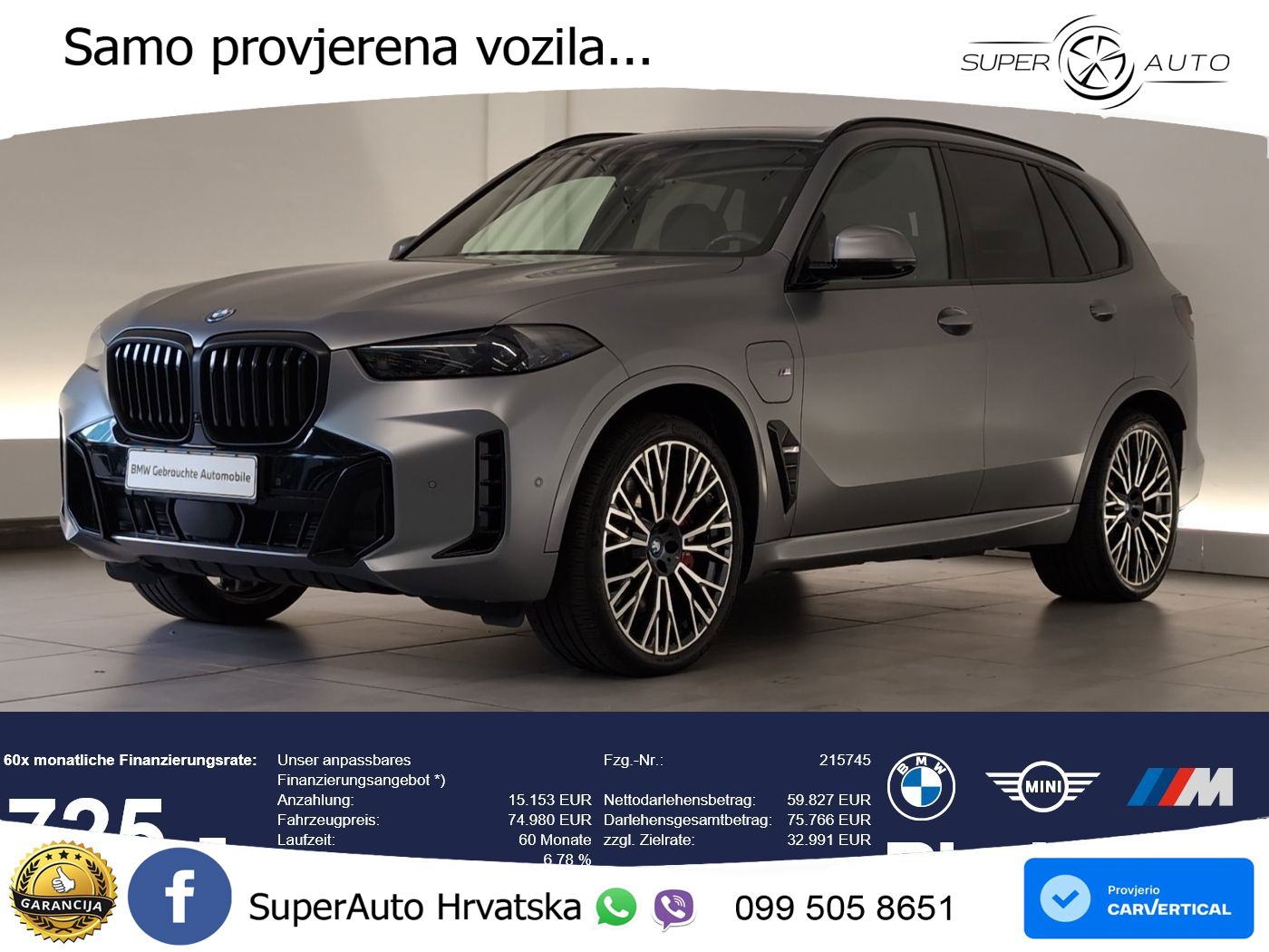 BMW X5 40d (315 KS) xDrive Steptronic LED+GR SJED+ACC