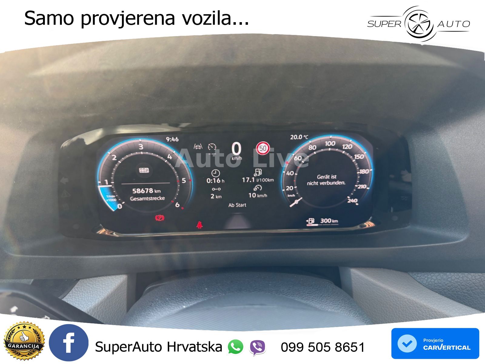 VW Crafter 140 KS LED+ACC