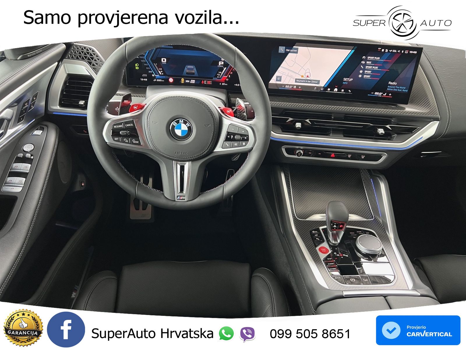 BMW XM 50e (476 KS) M xDrive M Steptronic LED+GR SJED+ACC
