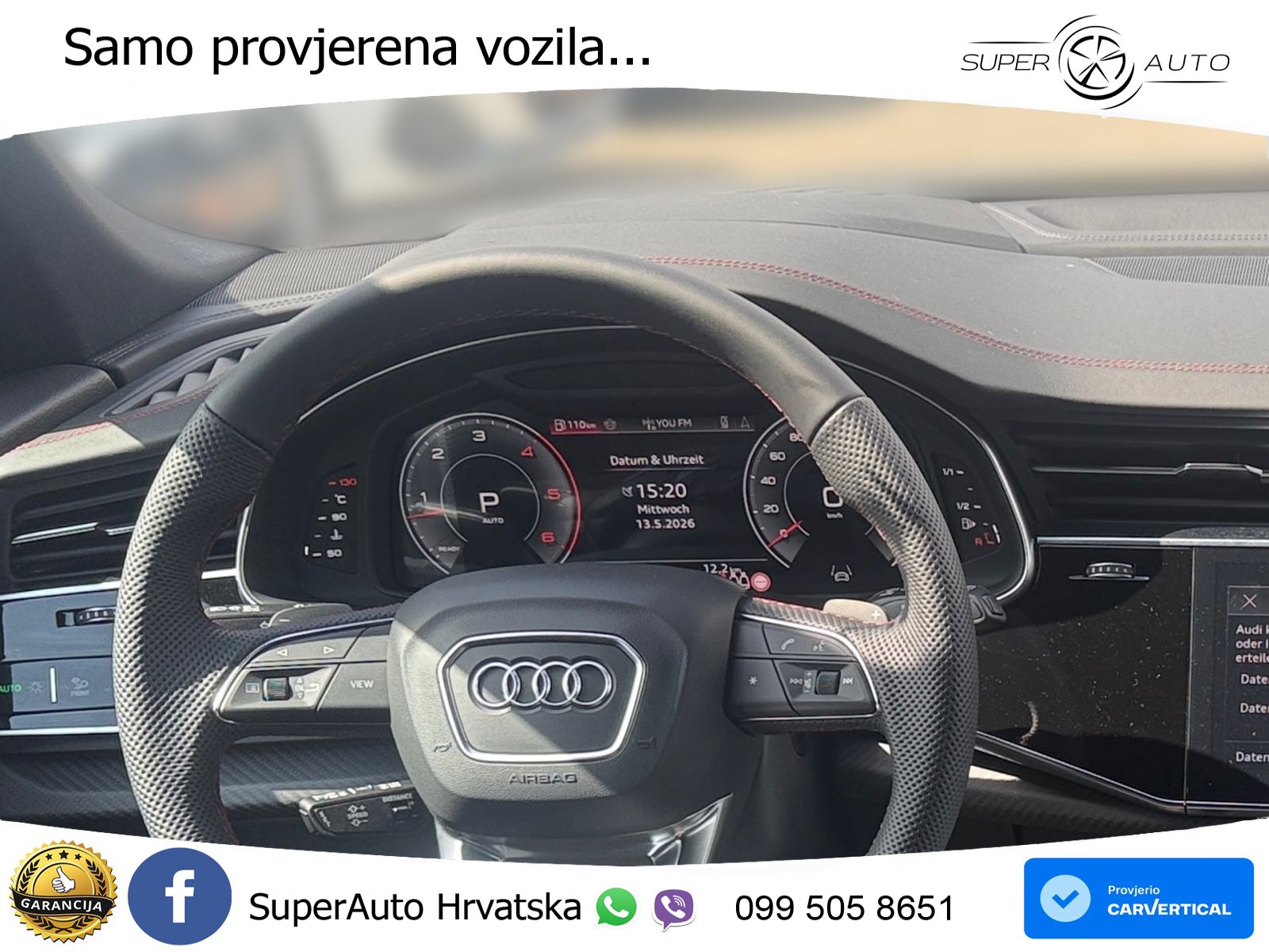 Audi Q8 50 TDI V6 (286 KS) quattro Tiptronic