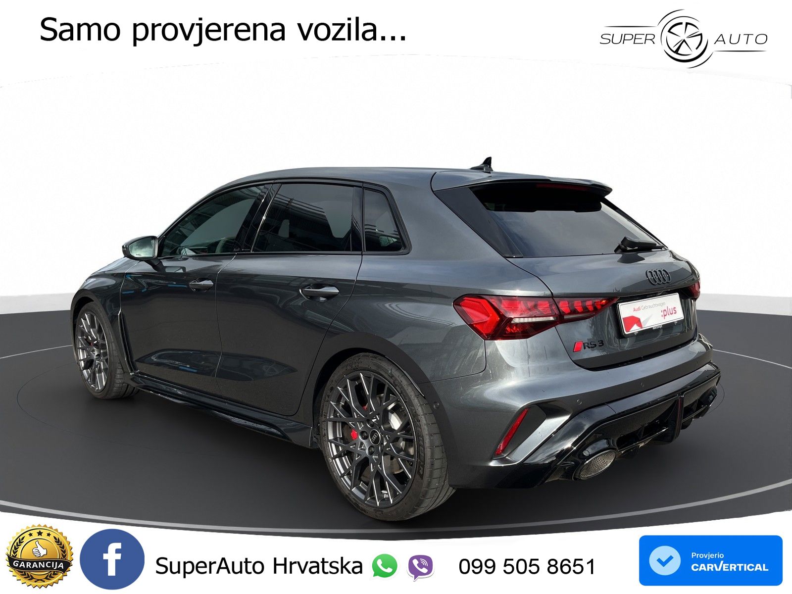 Audi RS3 Sedan 2.5 TFSI (400 KS) quattro S tronic LED+GR SJED+ACC
