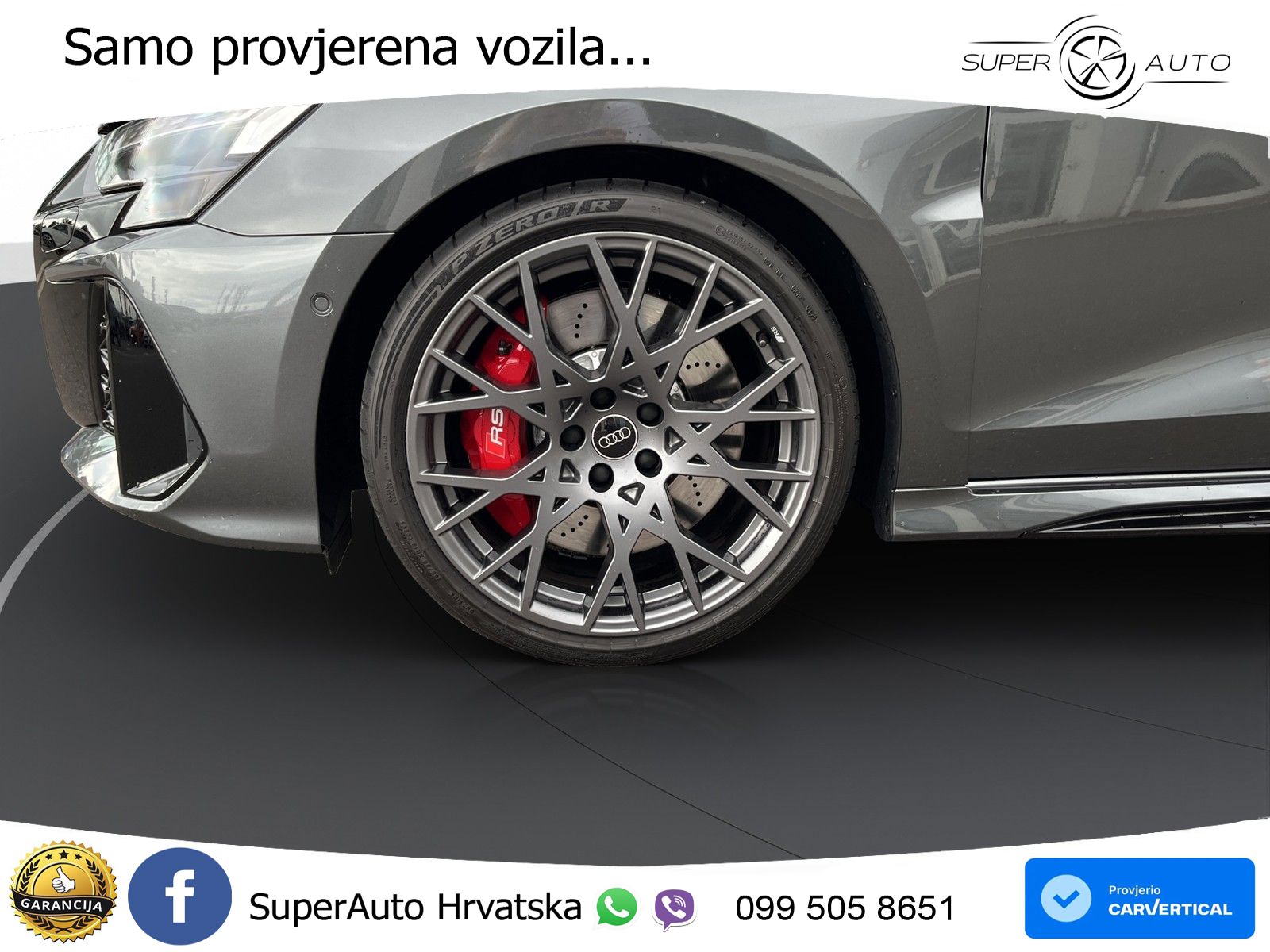 Audi RS3 Sedan 2.5 TFSI (400 KS) quattro S tronic LED+GR SJED+ACC