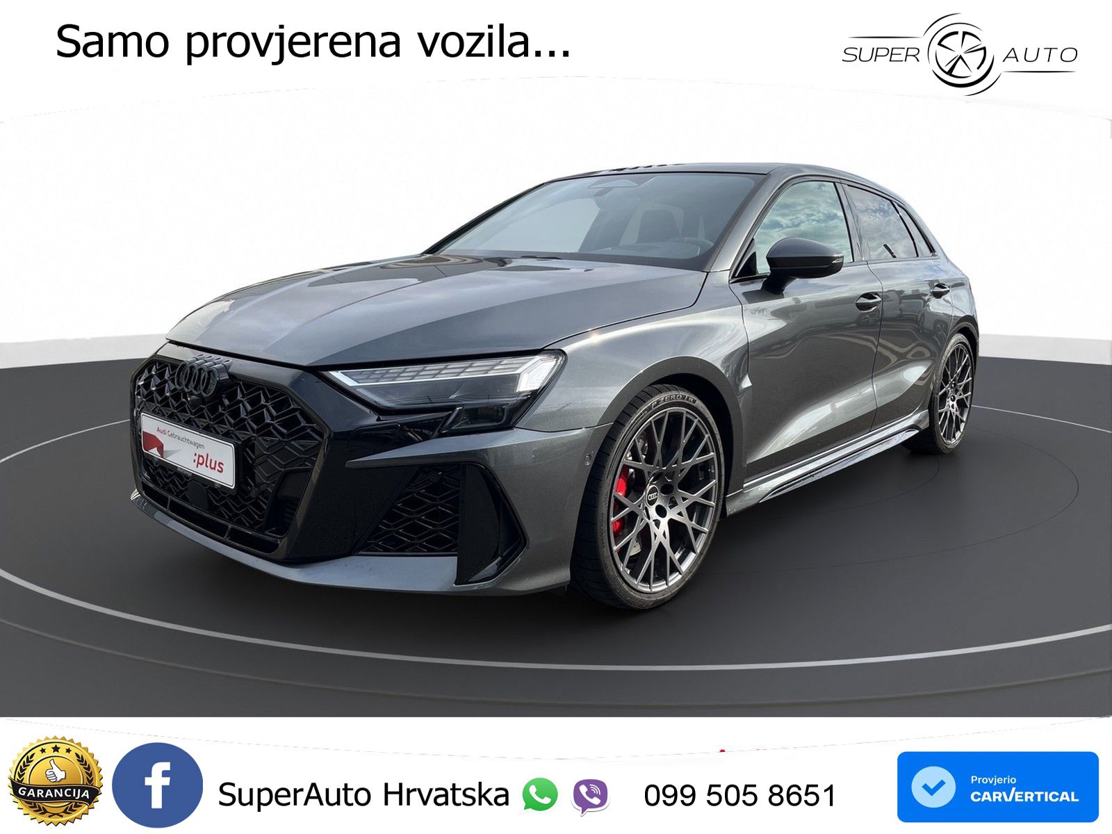 Audi RS3 Sedan 2.5 TFSI (400 KS) quattro S tronic LED+GR SJED+ACC