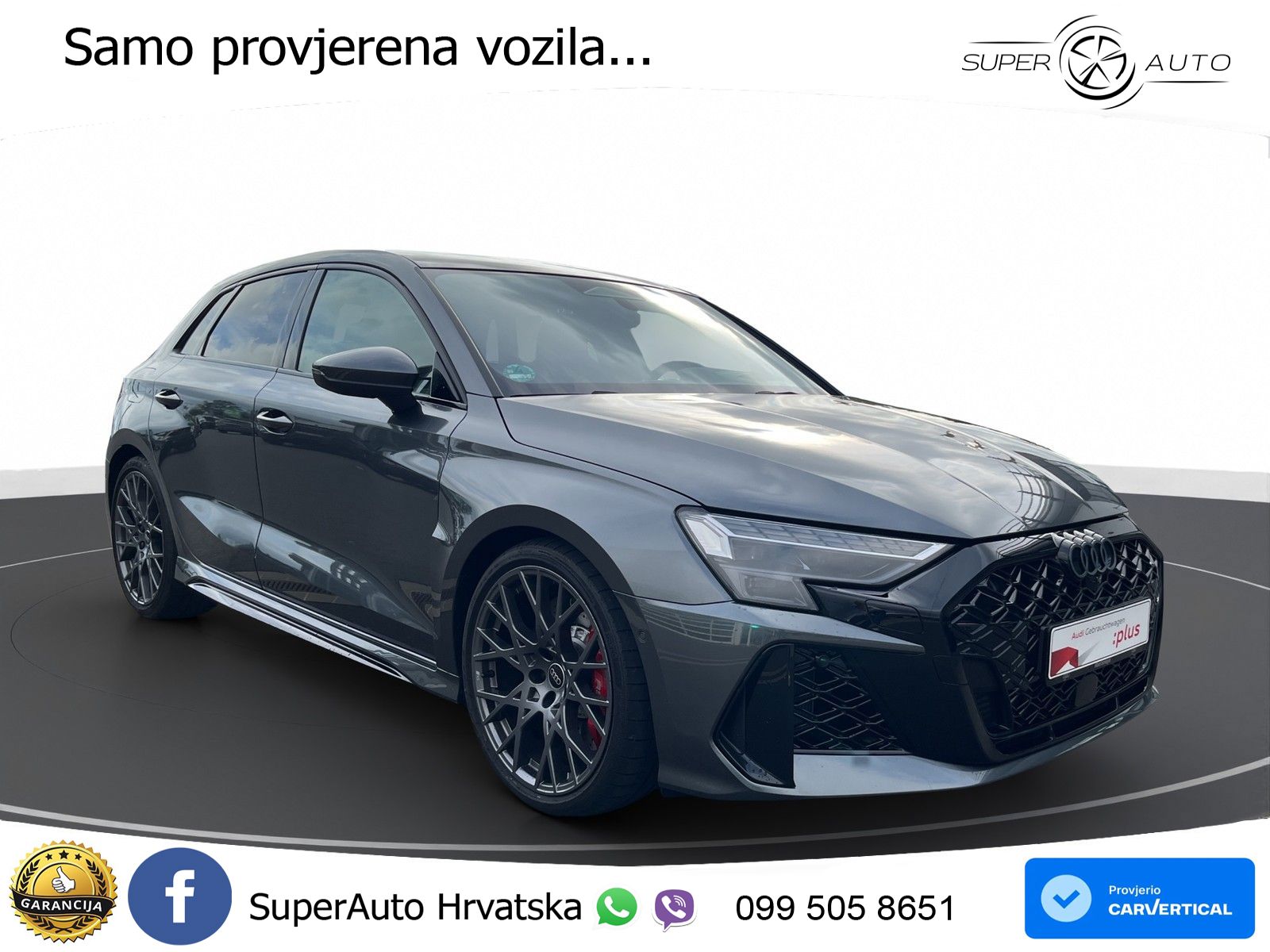 Audi RS3 Sedan 2.5 TFSI (400 KS) quattro S tronic LED+GR SJED+ACC