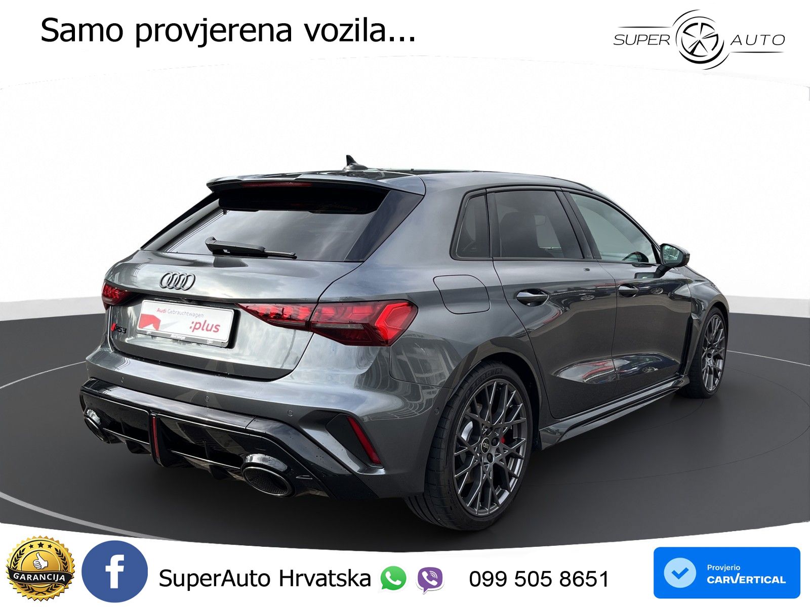 Audi RS3 Sedan 2.5 TFSI (400 KS) quattro S tronic LED+GR SJED+ACC