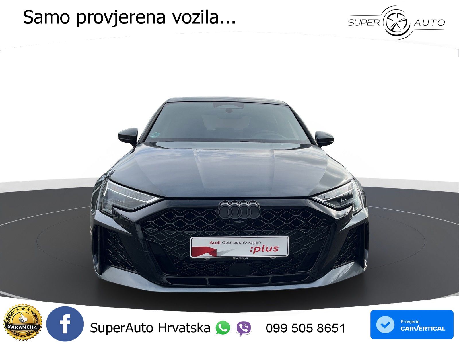 Audi RS3 Sedan 2.5 TFSI (400 KS) quattro S tronic LED+GR SJED+ACC
