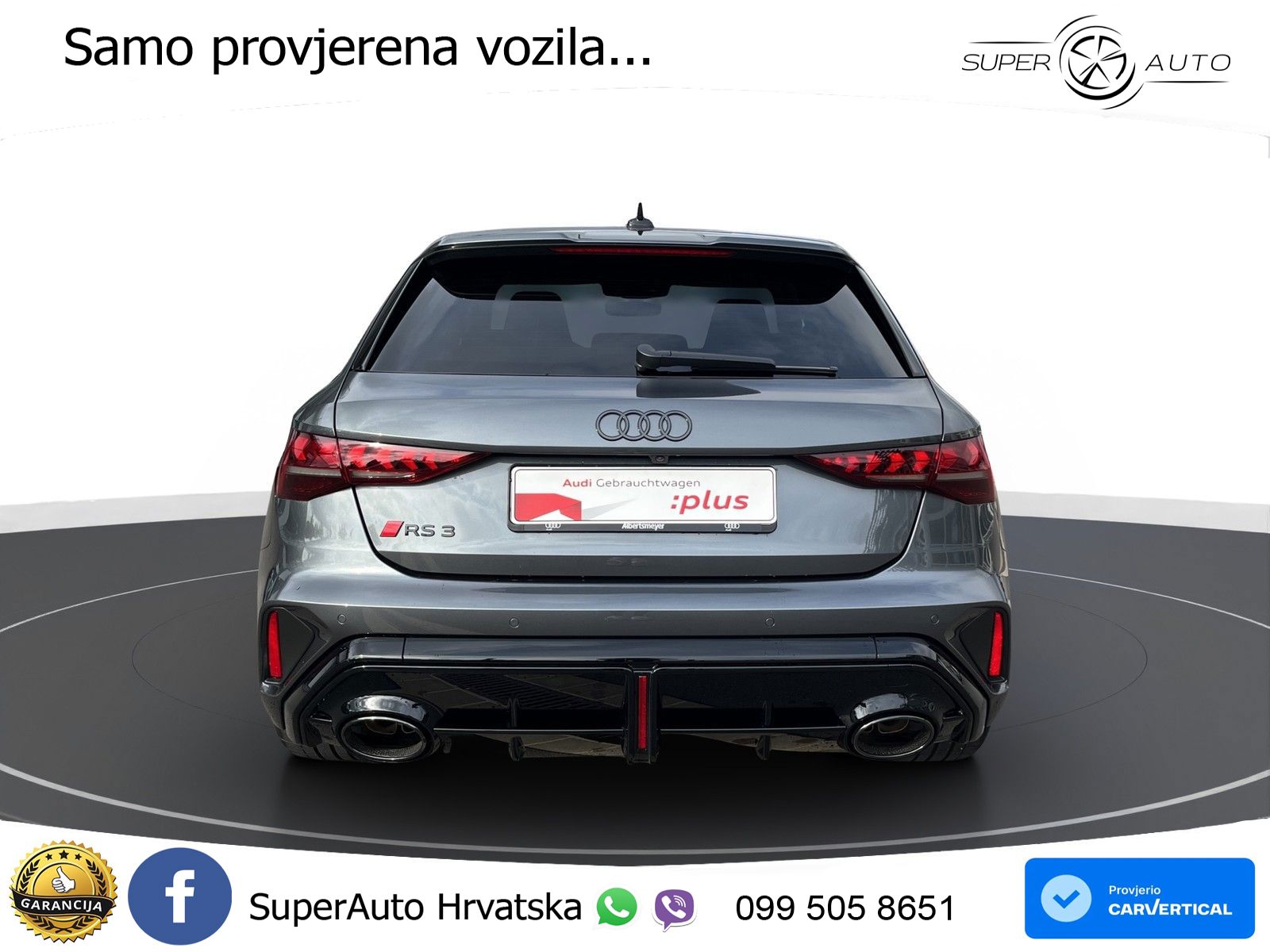 Audi RS3 Sedan 2.5 TFSI (400 KS) quattro S tronic LED+GR SJED+ACC