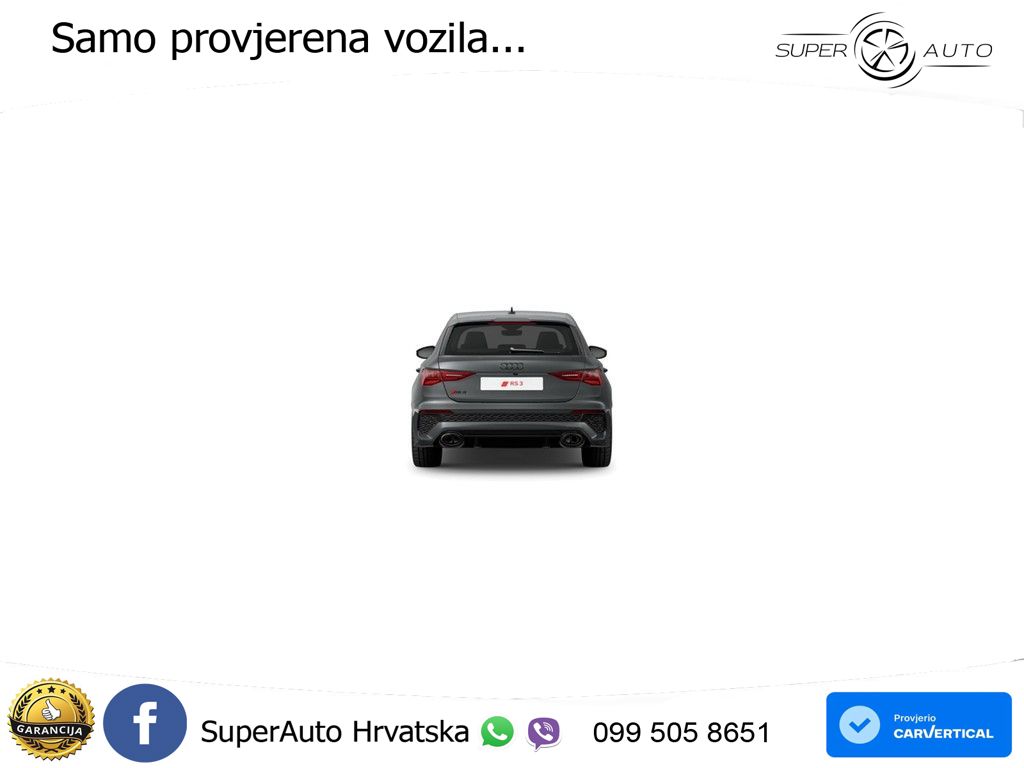 Audi RS3 Sedan 2.5 TFSI (400 KS) quattro S tronic LED+GR SJED+ACC