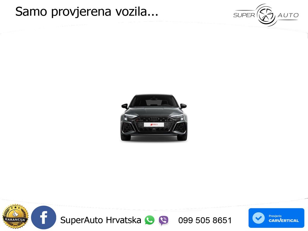 Audi RS3 Sedan 2.5 TFSI (400 KS) quattro S tronic LED+GR SJED+ACC