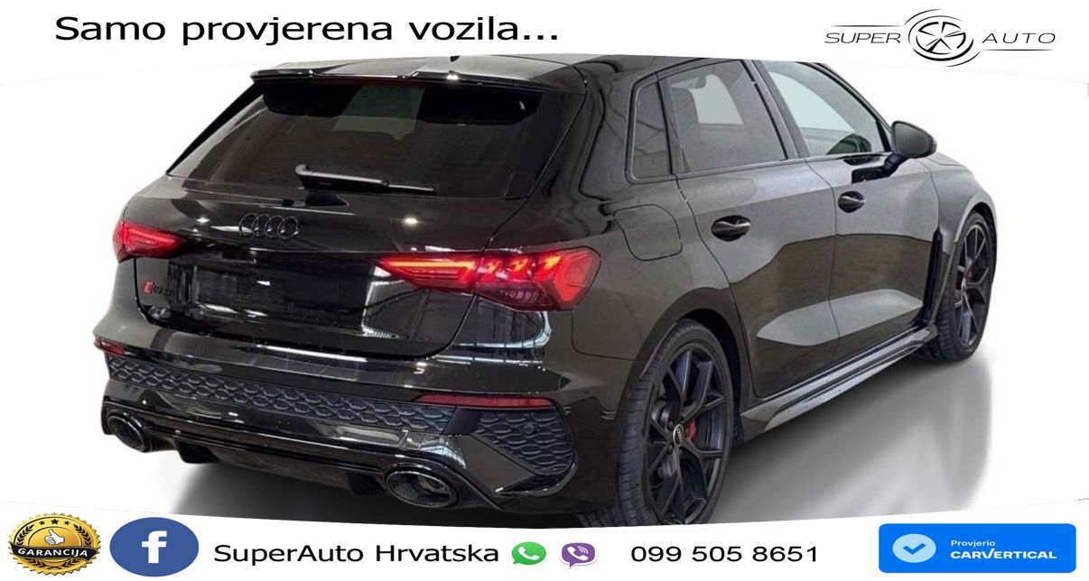 Audi RS3 Sportback 2.5 TFSI (400 KS) quattro S tronic LED+GR SJED+ACC