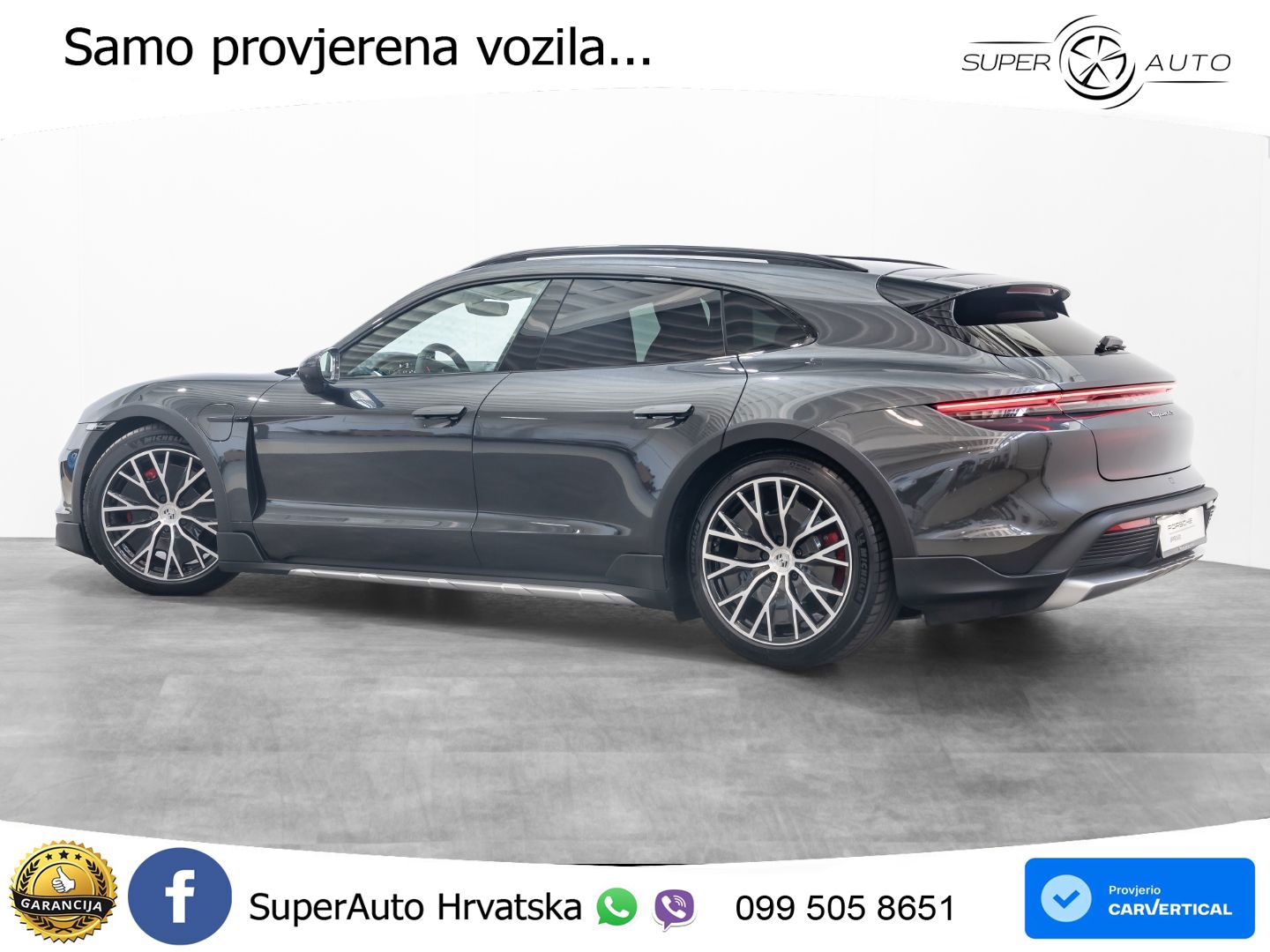 Porsche Taycan Cross Turismo 4S 105 kWh (598 KS)