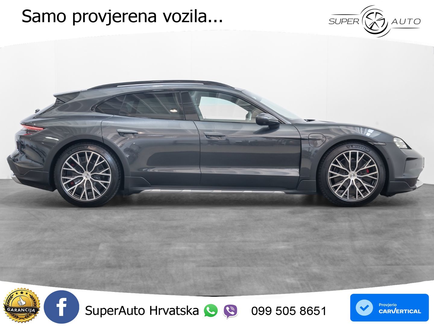 Porsche Taycan Cross Turismo 4S 105 kWh (598 KS)