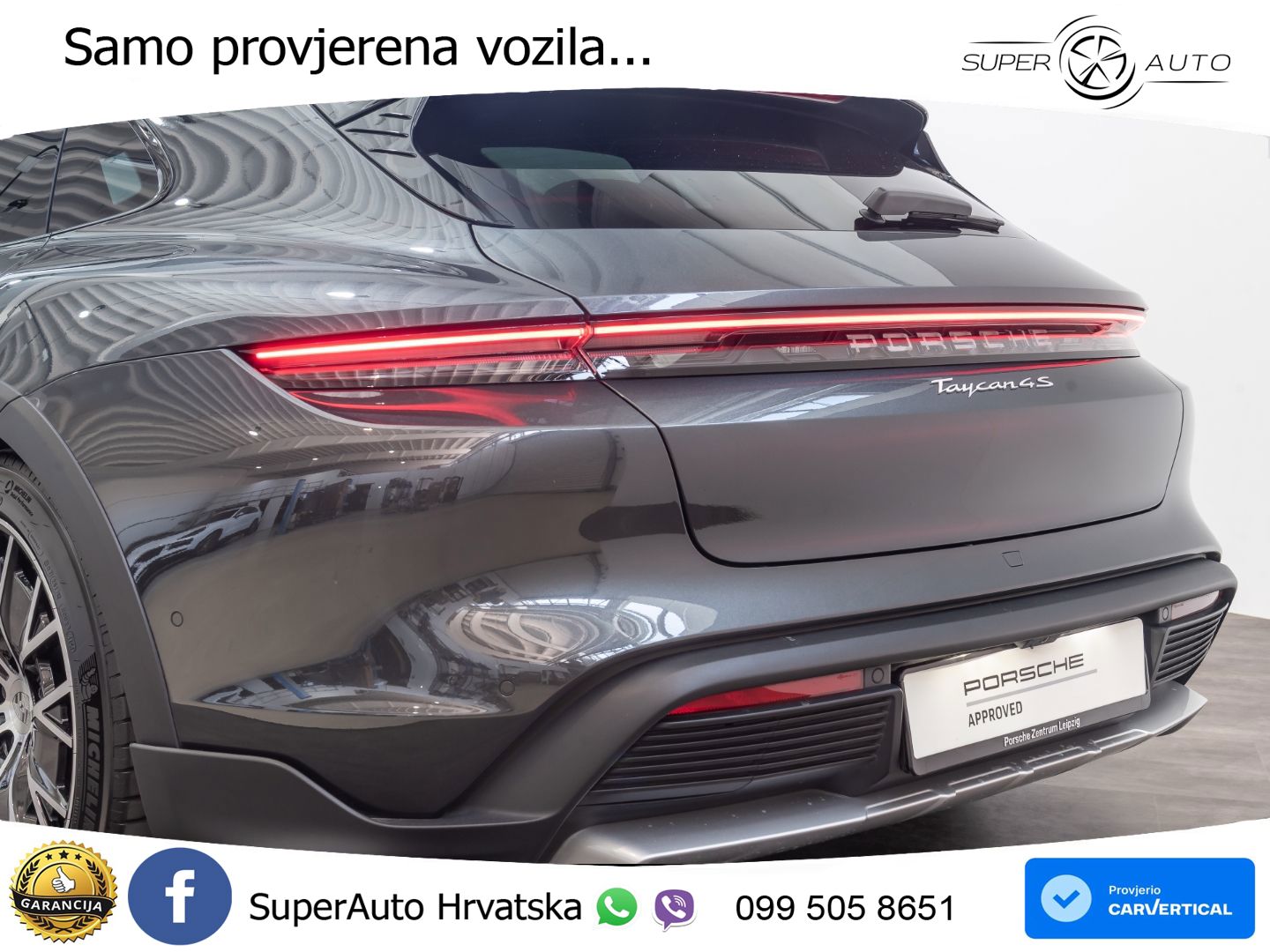 Porsche Taycan Cross Turismo 4S 105 kWh (598 KS)