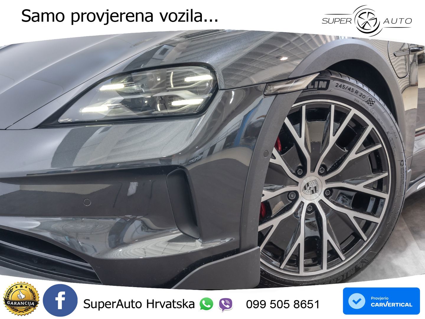 Porsche Taycan Cross Turismo 4S 105 kWh (598 KS)