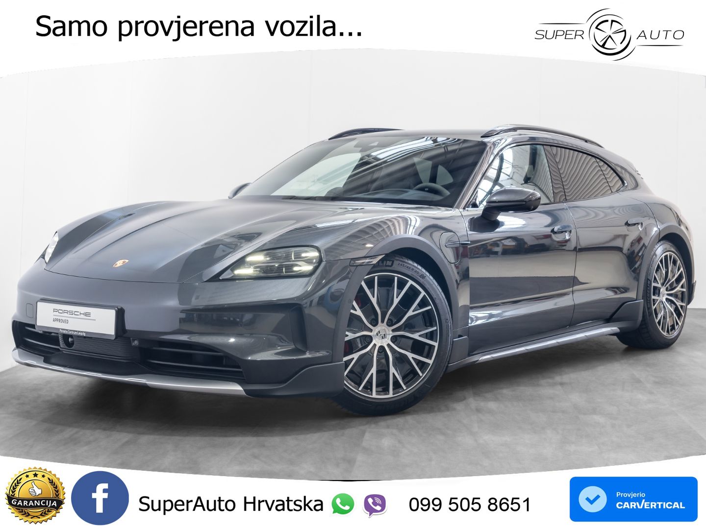 Porsche Taycan Cross Turismo 4S 105 kWh (598 KS)