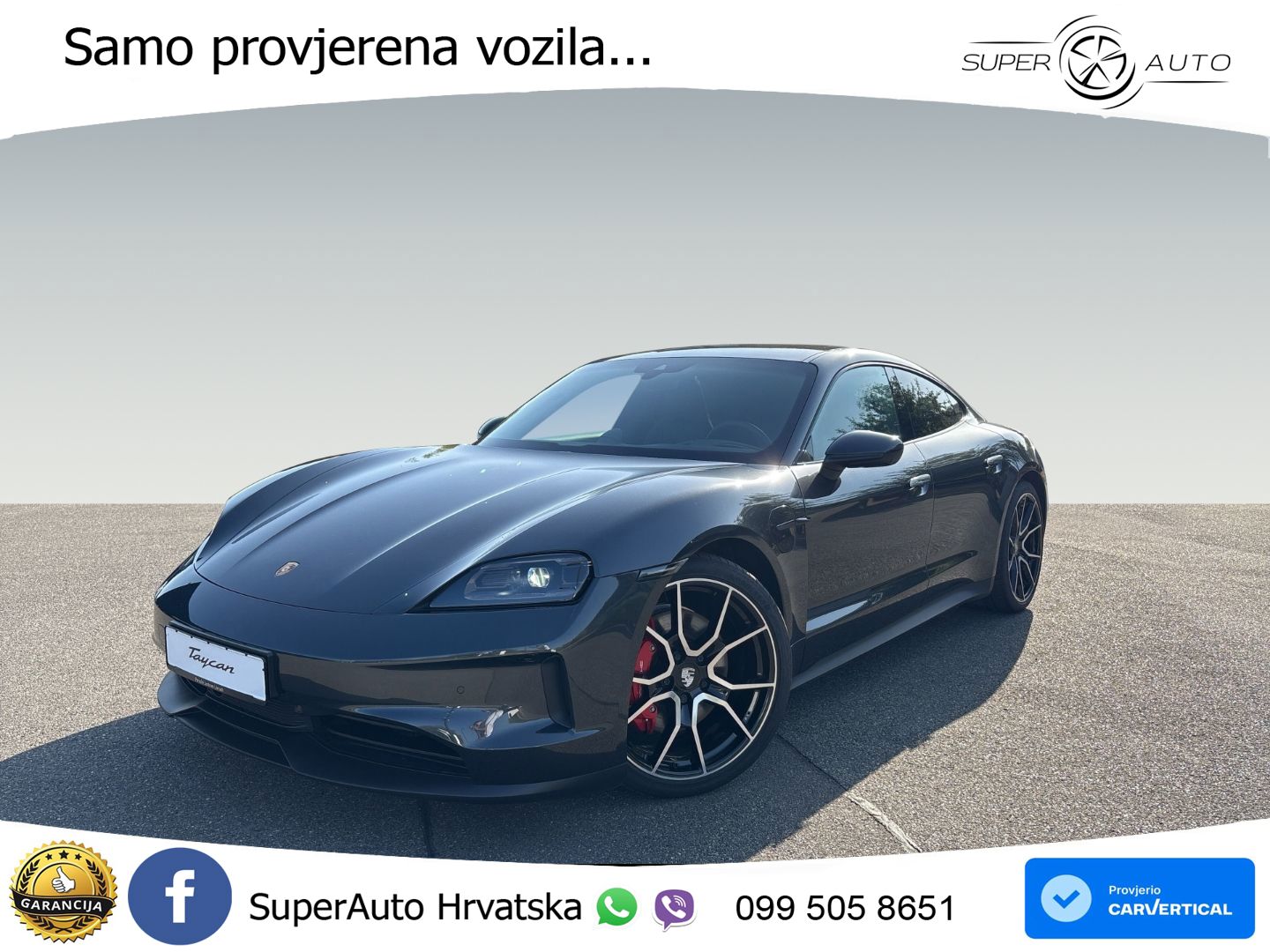 Porsche Taycan 4S 105 kWh (598 KS)