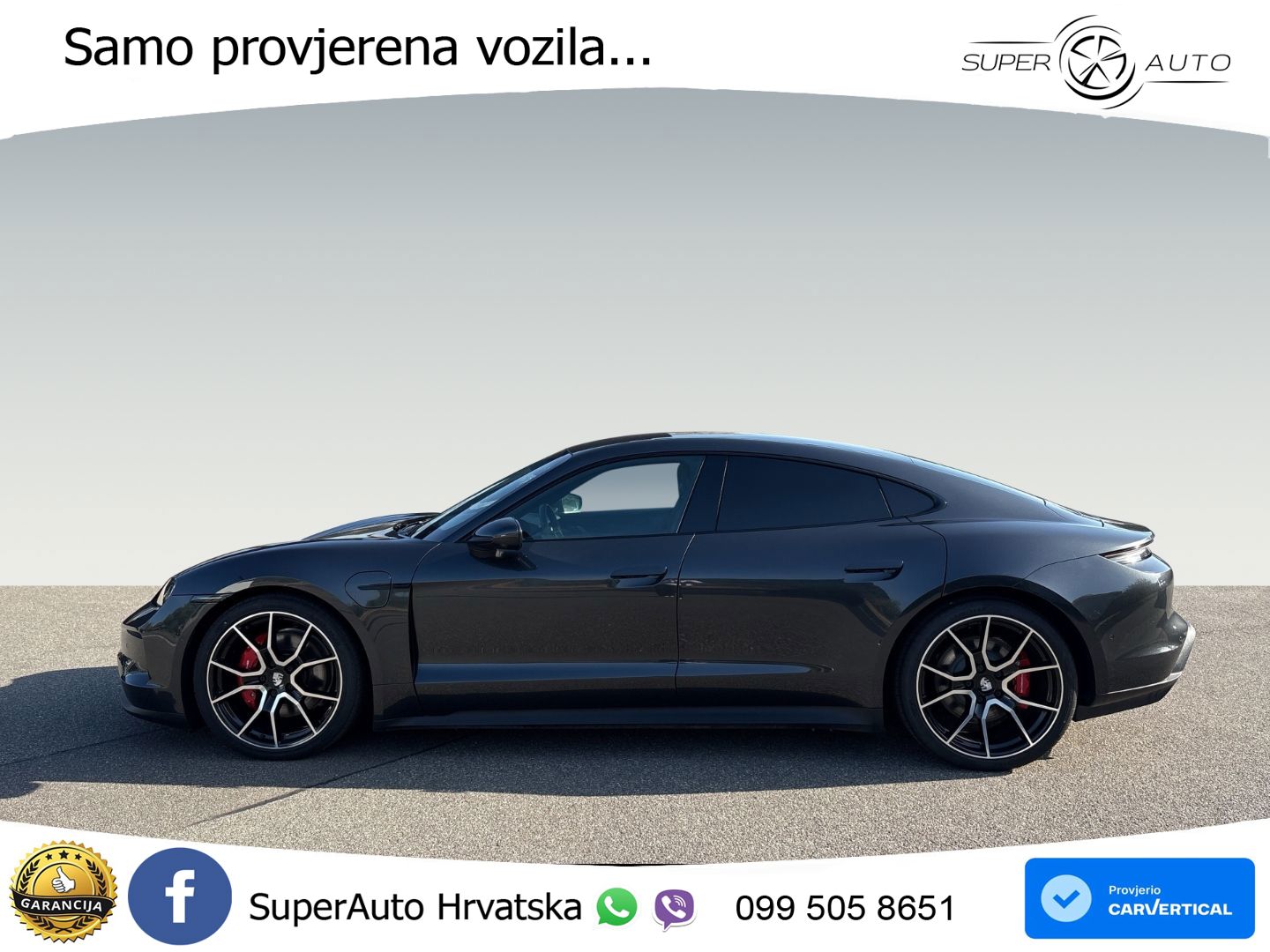 Porsche Taycan 4S 105 kWh (598 KS)