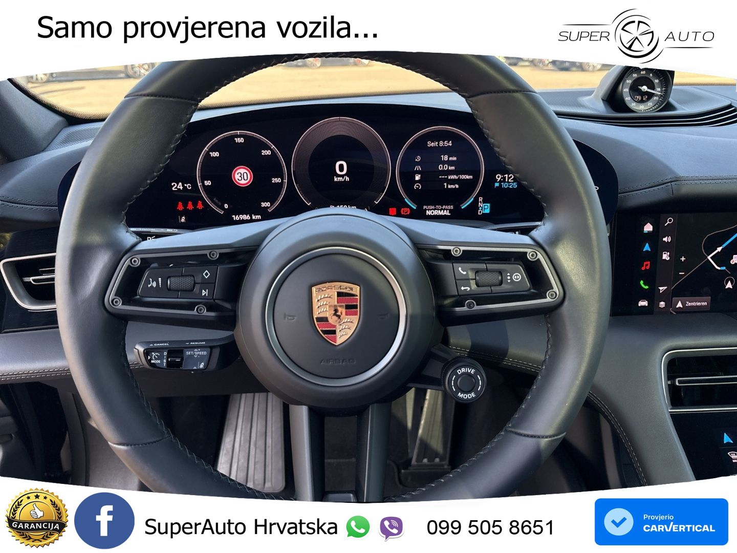 Porsche Taycan 4S 105 kWh (598 KS)
