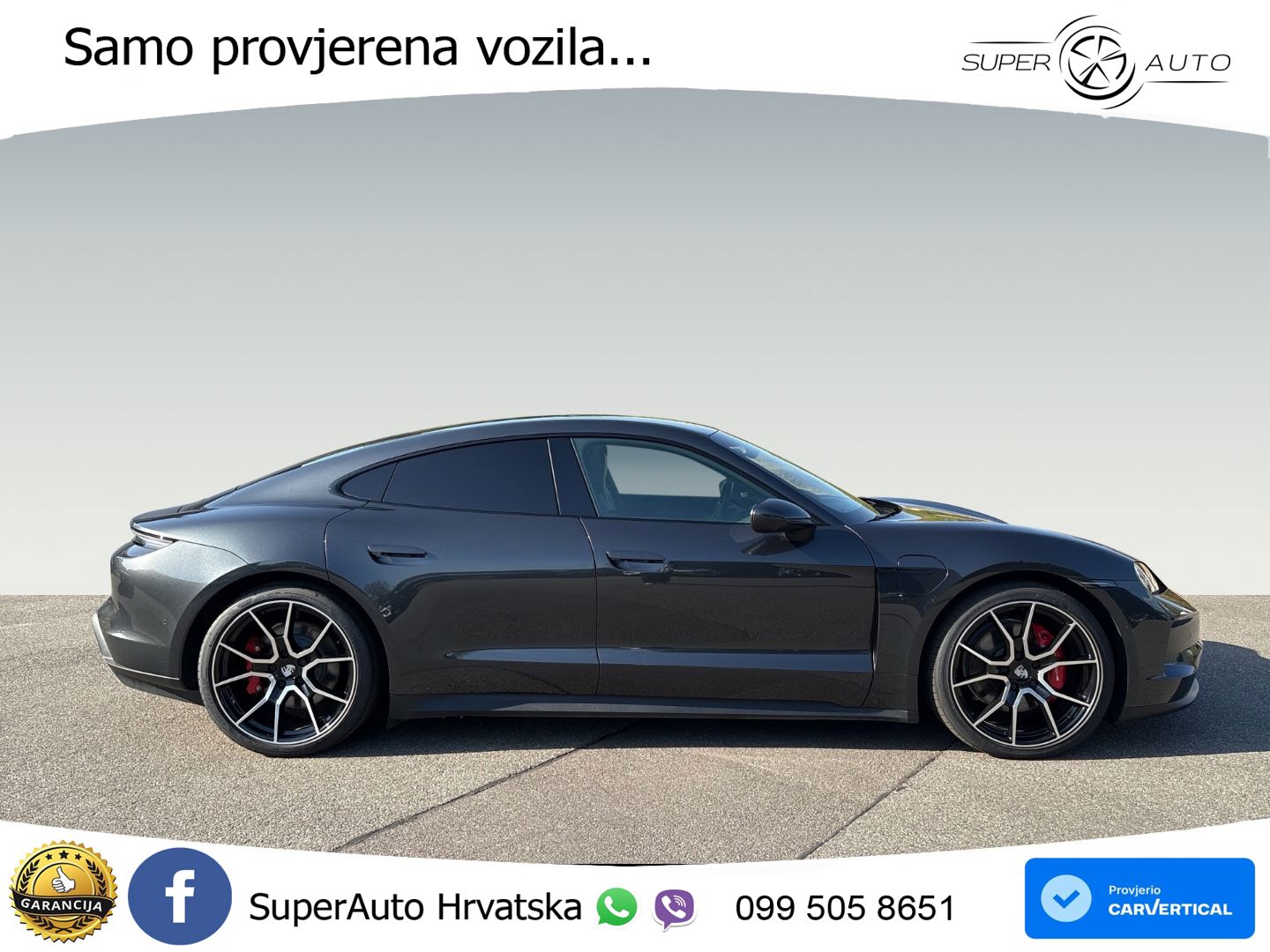 Porsche Taycan 4S 105 kWh (598 KS)