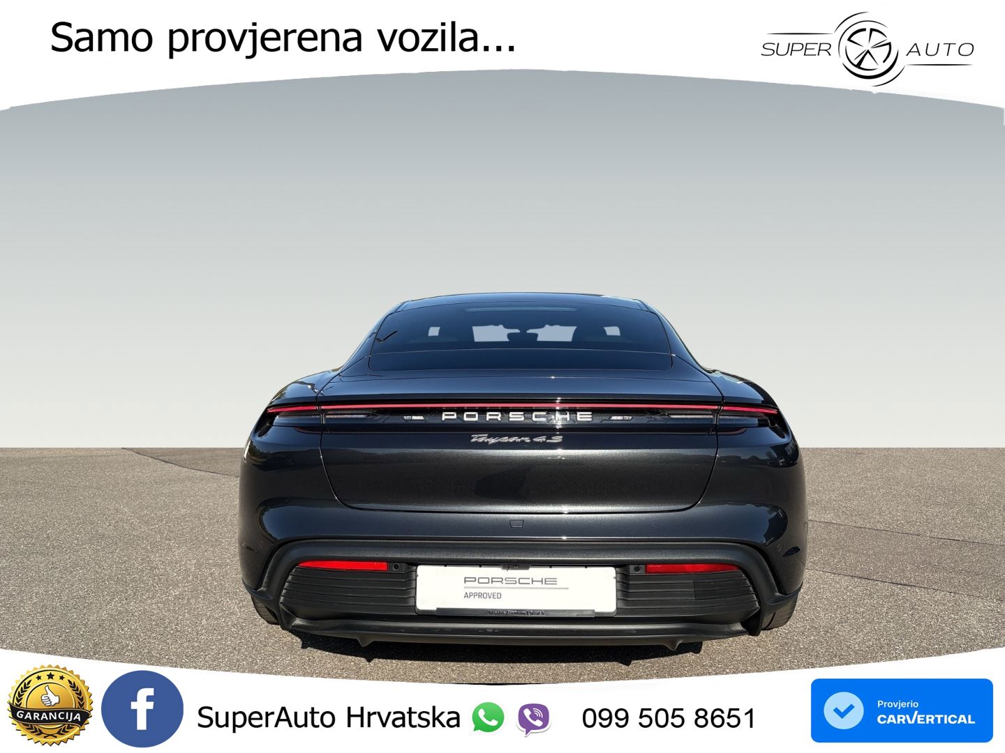 Porsche Taycan 4S 105 kWh (598 KS)