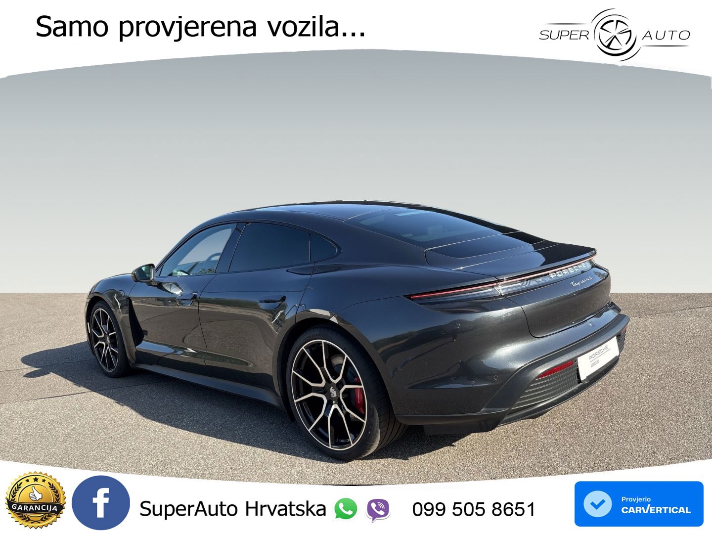 Porsche Taycan 4S 105 kWh (598 KS)
