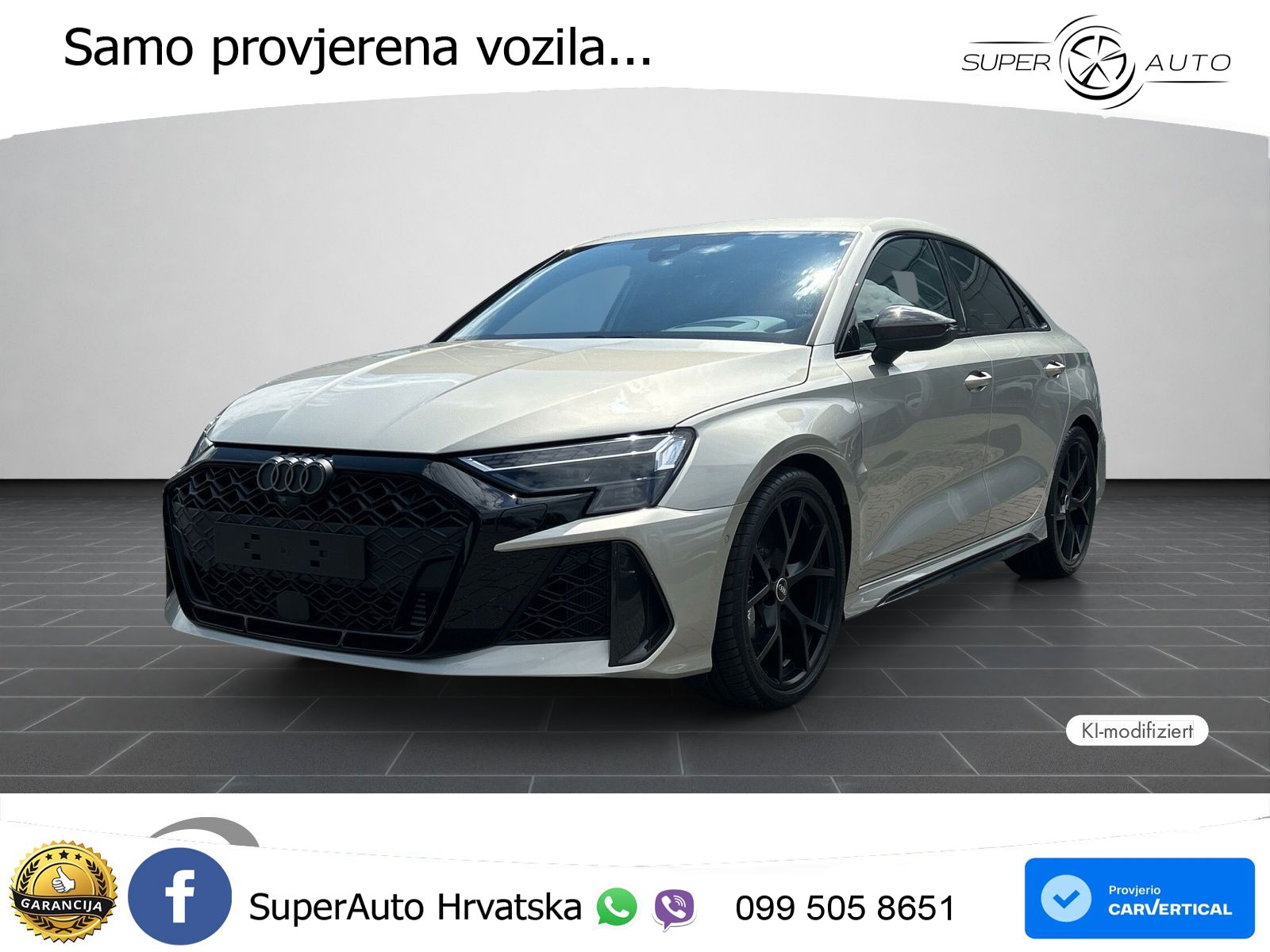 Audi RS3 Sedan 2.5 TFSI (400 KS) quattro S tronic LED+GR SJED+ACC