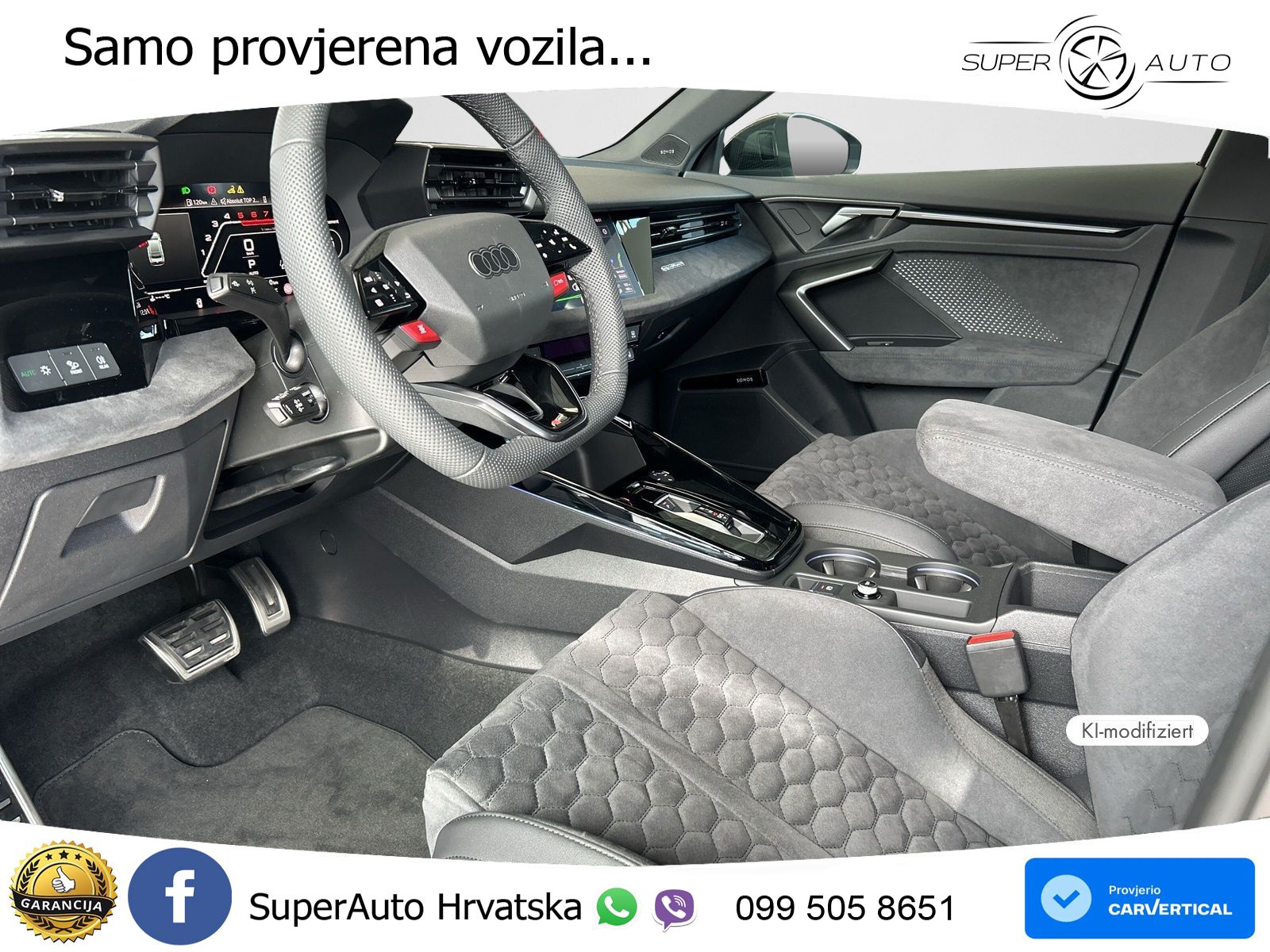 Audi RS3 Sedan 2.5 TFSI (400 KS) quattro S tronic LED+GR SJED+ACC