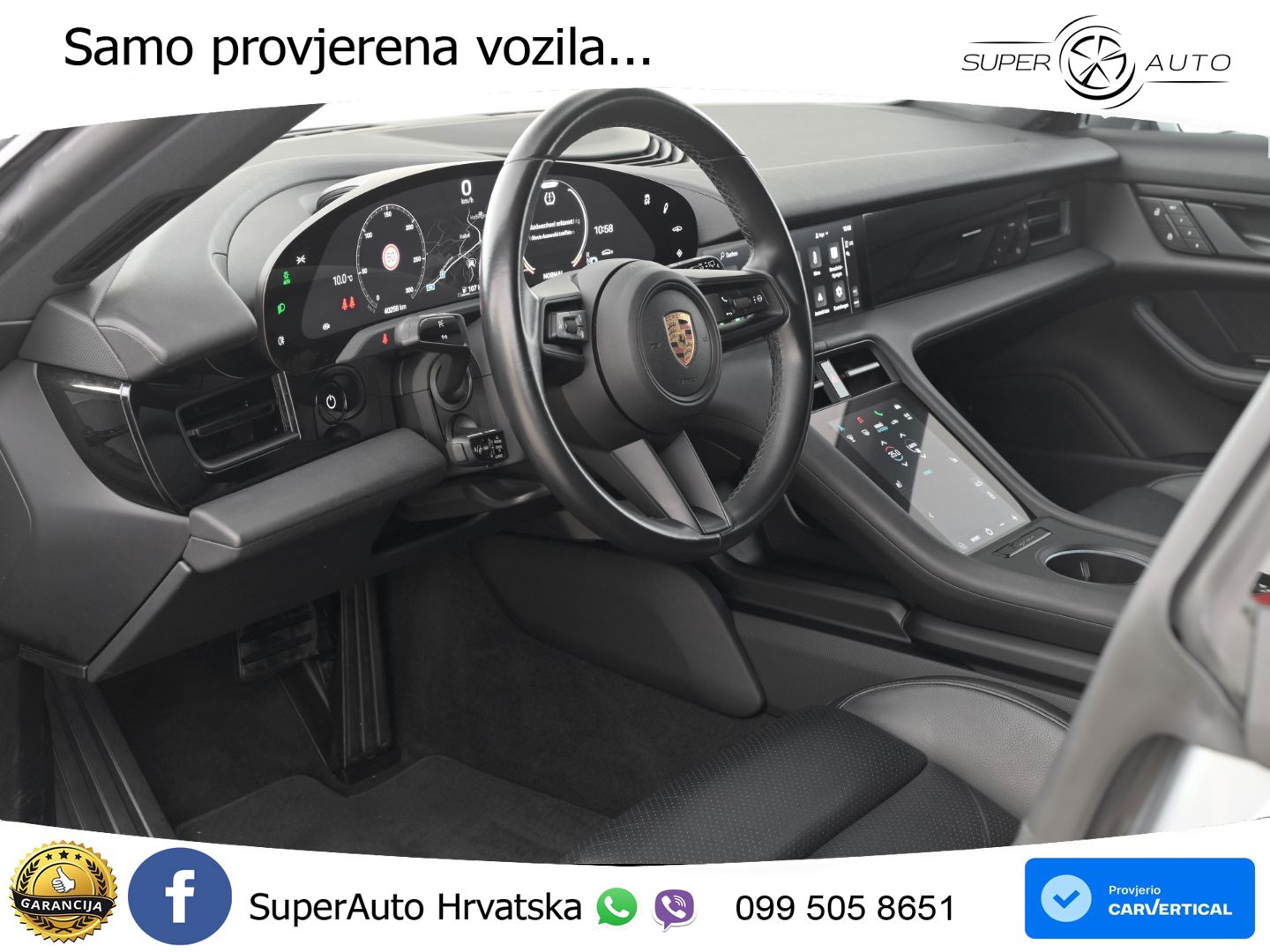 Porsche Taycan Sport Turismo Performance 79.2 kWh (408 KS)