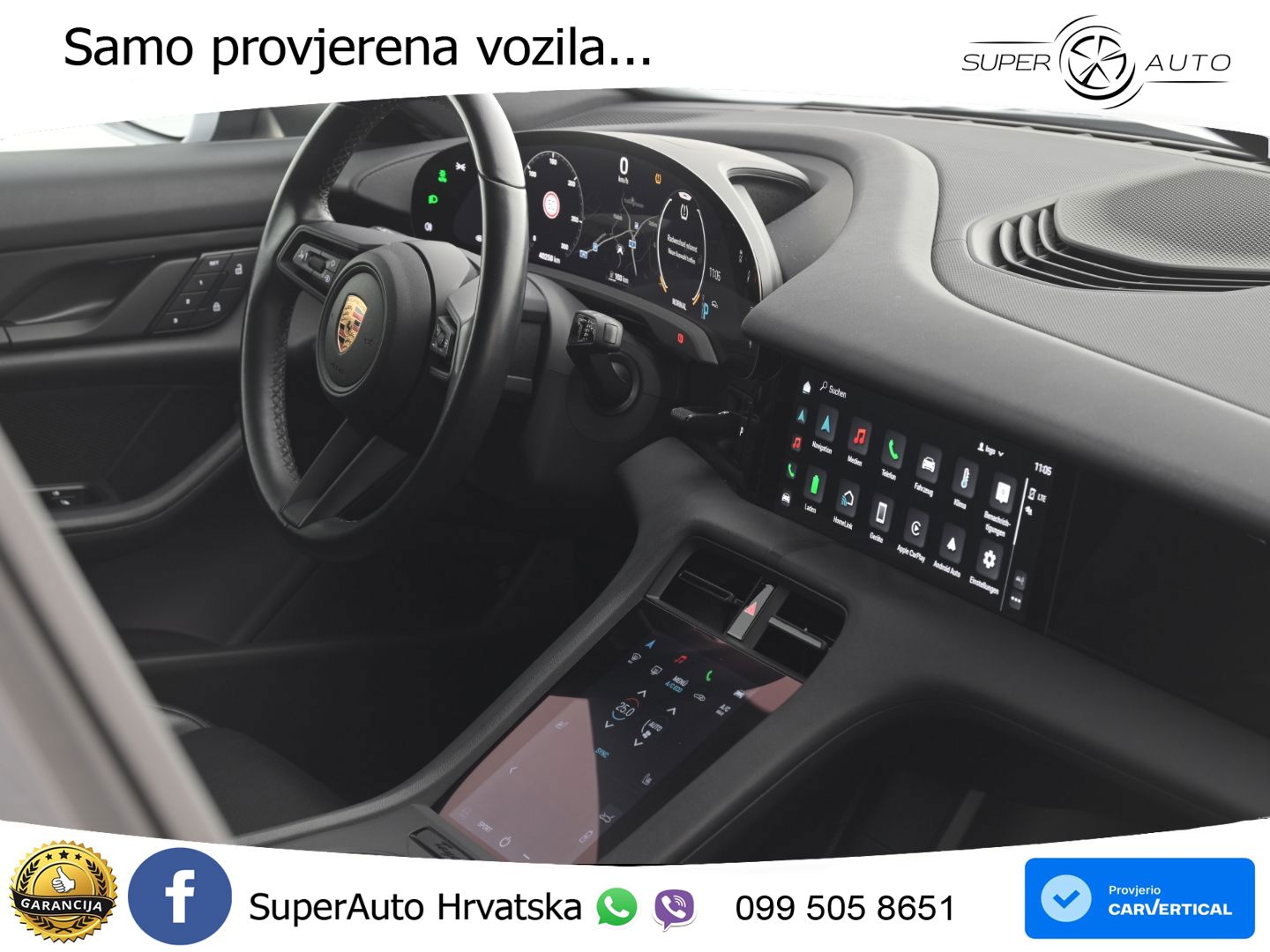Porsche Taycan Sport Turismo Performance 79.2 kWh (408 KS)