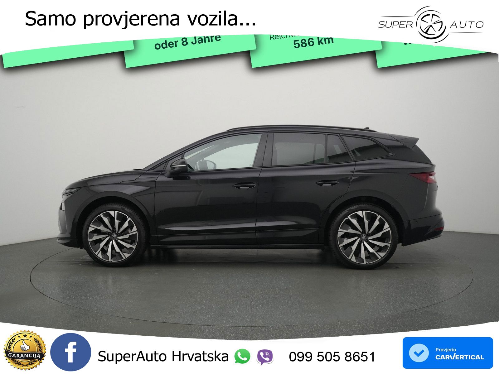 Škoda Enyaq 85 82 kWh (286 KS) SportLine LED+GR SJED+ACC