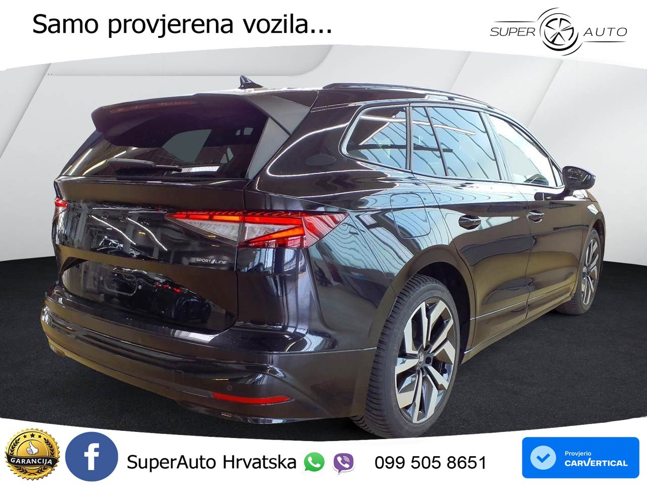 Škoda Enyaq 85 82 kWh (286 KS) SportLine LED+GR SJED+ACC