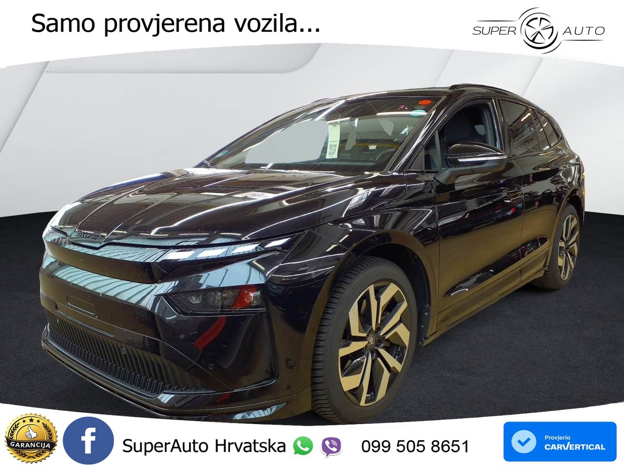 Škoda Enyaq 85 82 kWh (286 KS) SportLine LED+GR SJED+ACC