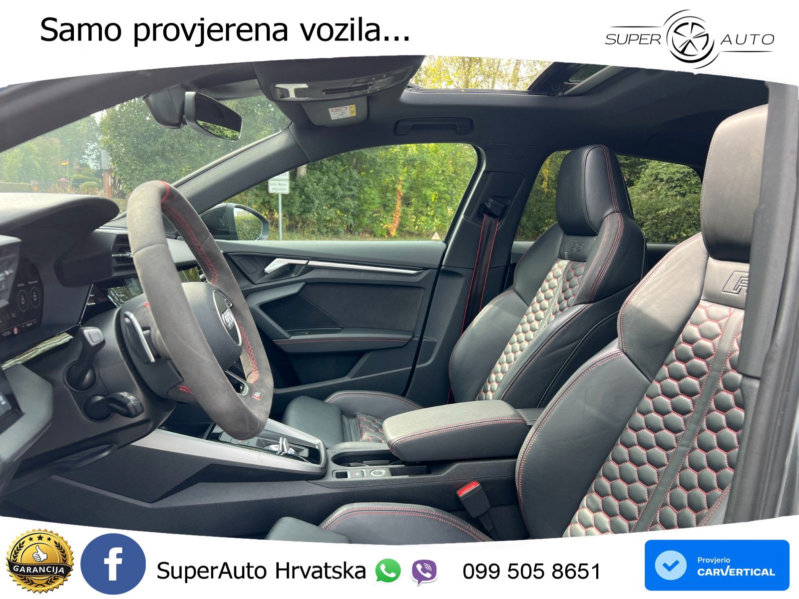 Audi RS3 Sportback 2.5 TFSI (400 KS) quattro S tronic LED+GR SJED+ACC